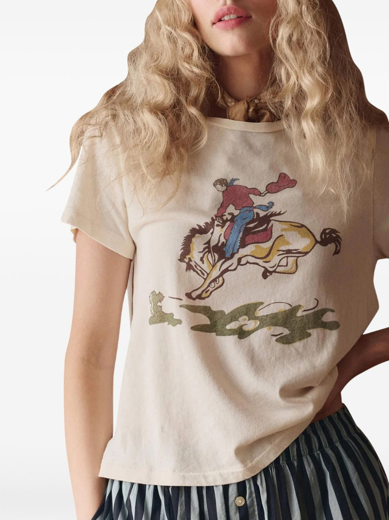 THE GREAT. The Little graphic T-shirt outlook