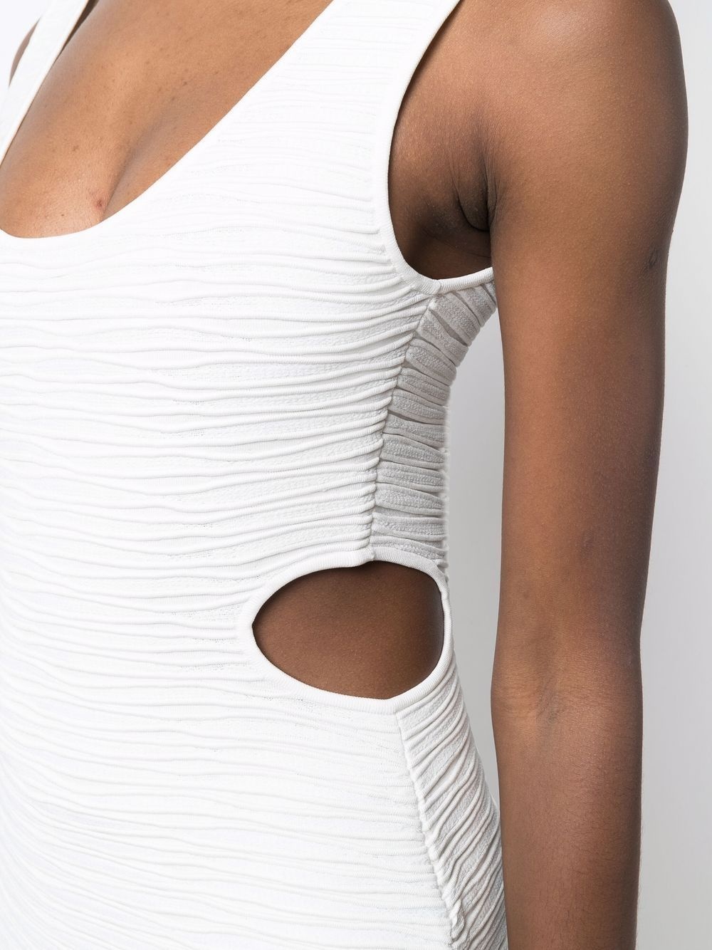 wavy rib-knit tank top - 5