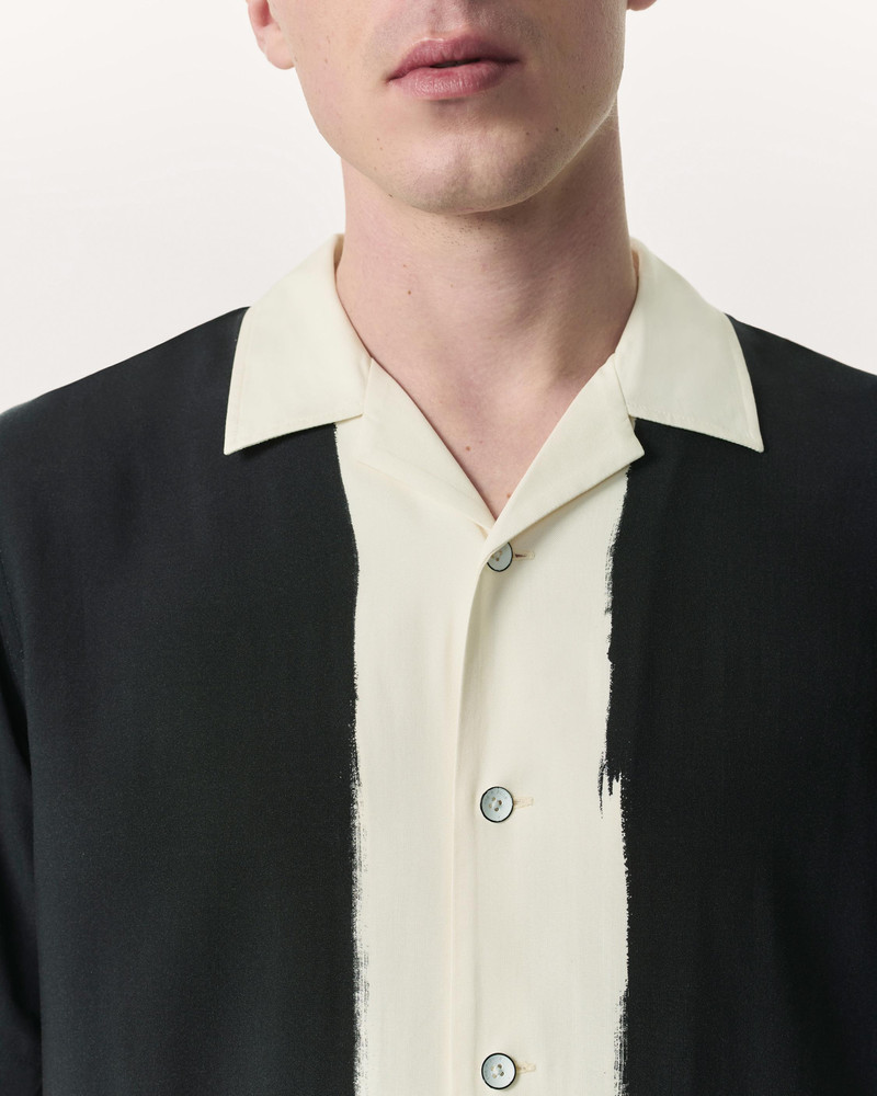 rag & bone Avery Relaxed Fit Painterly Print Woven Shirt outlook