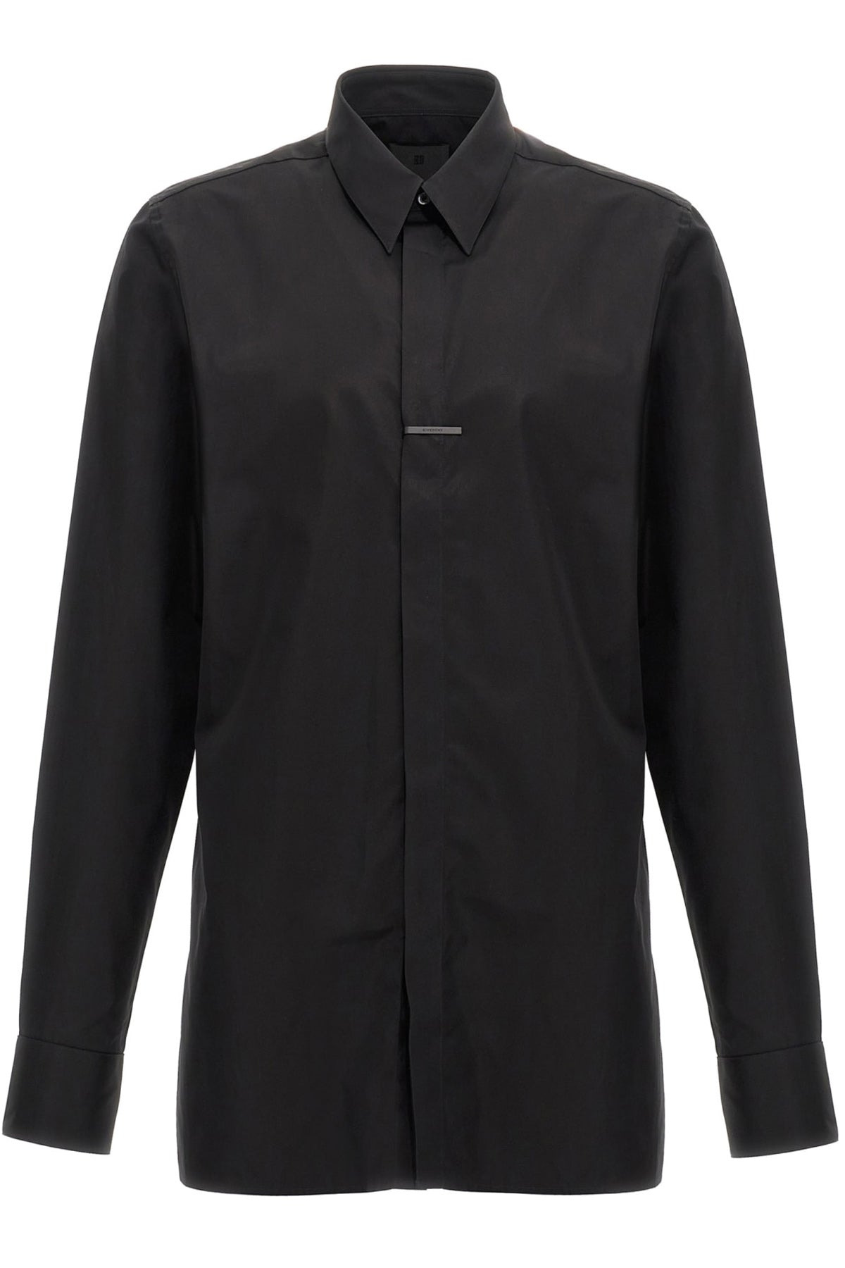 GUSSET-DETAIL COTTON SHIRT - 1