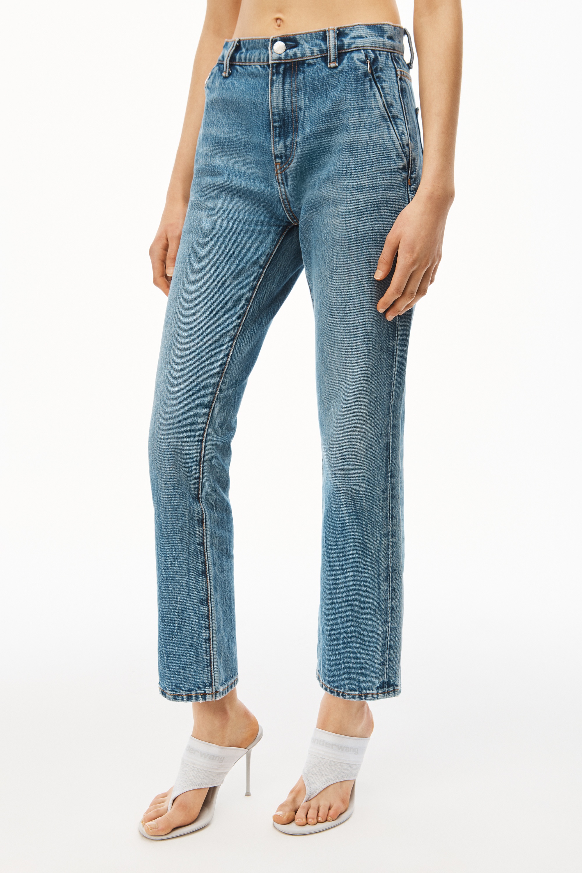 OG HIGH-RISE STOVEPIPE JEAN IN DENIM - 3