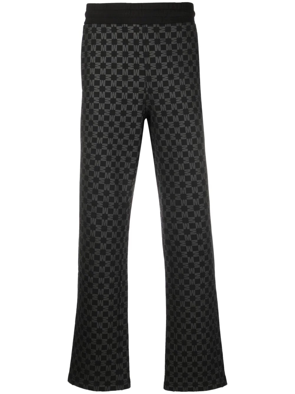 monogram-print track pants - 1