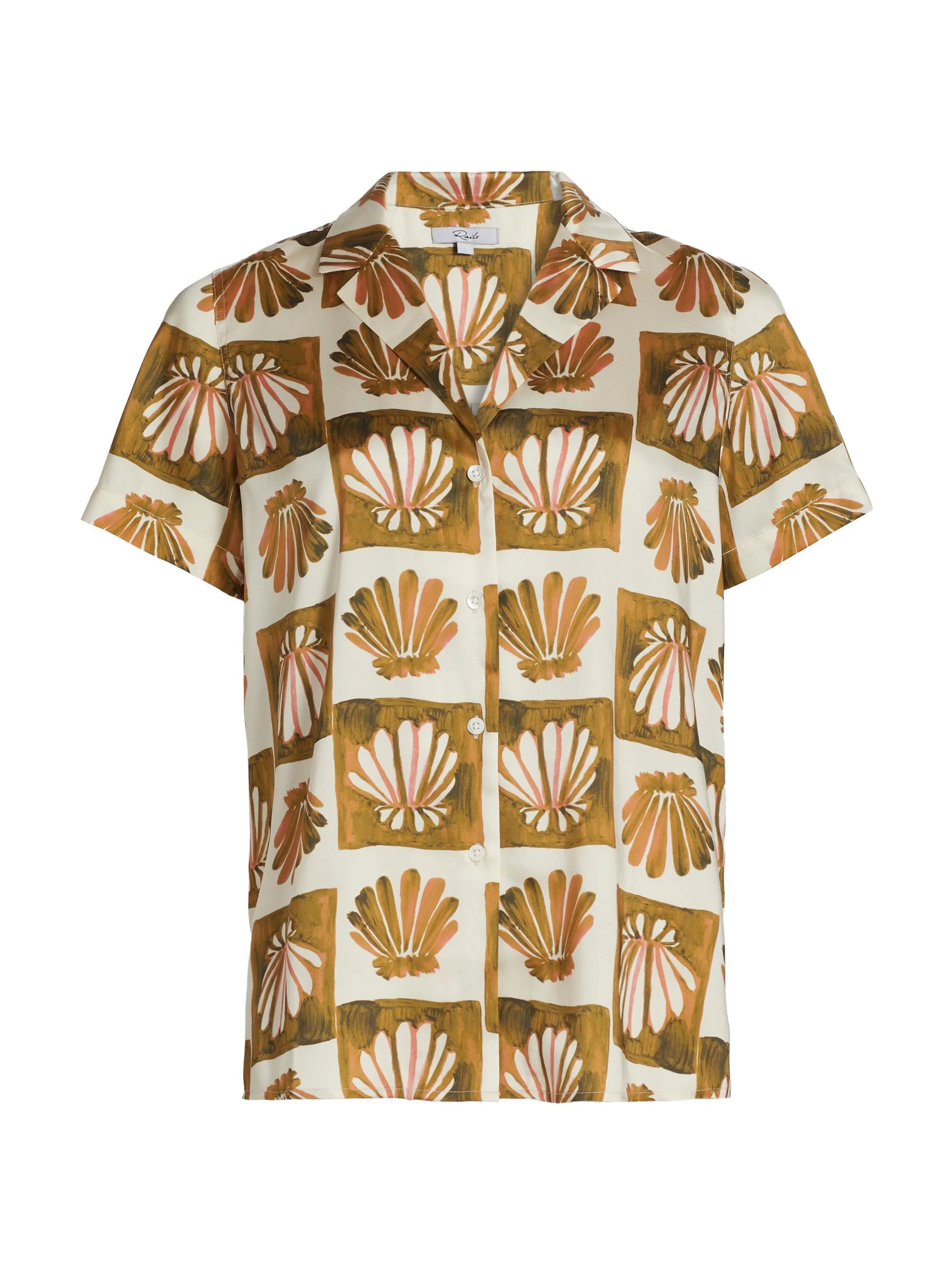 Women's Theis Shell Shirt - Checkered Shells - 1