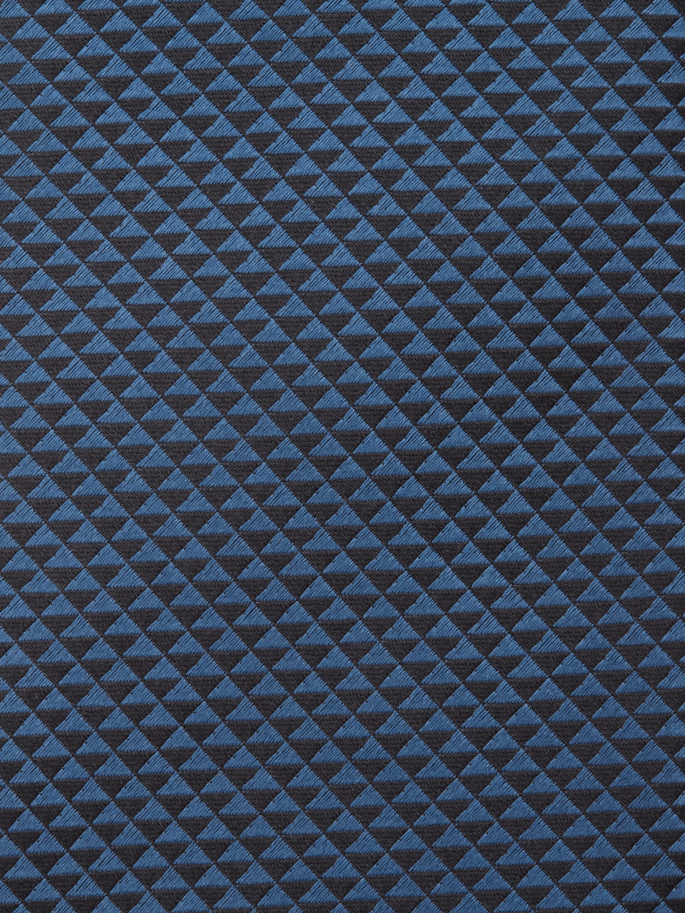 TEAL BLUE SILK TIE - 2