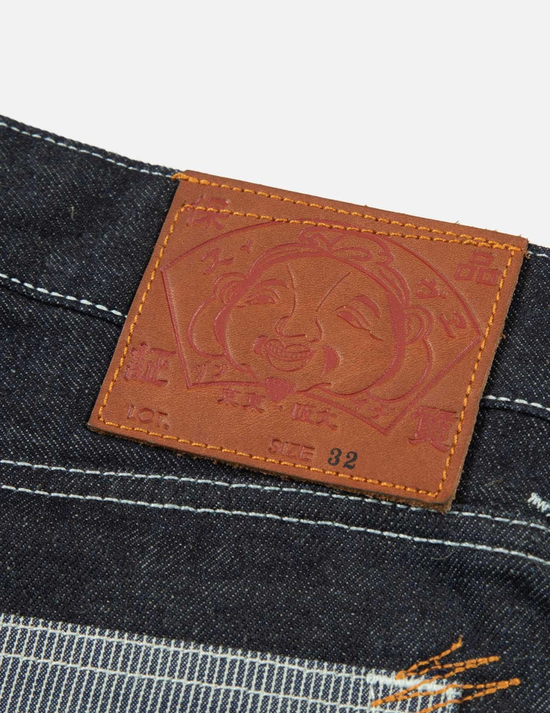 PATCHWORK RELAX FIT DENIM SHORTS 11