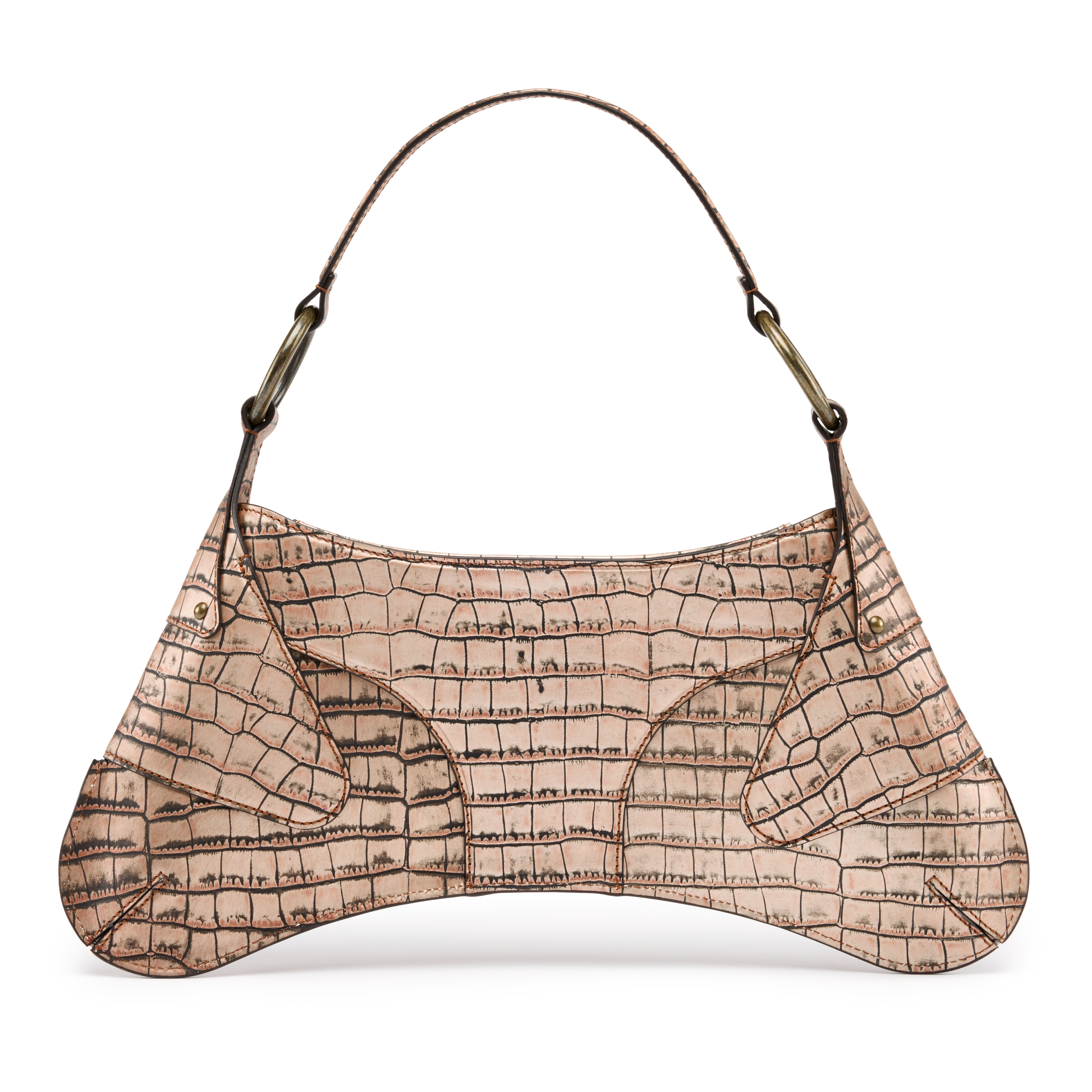 Razr Croc Top Handle Bag - 3