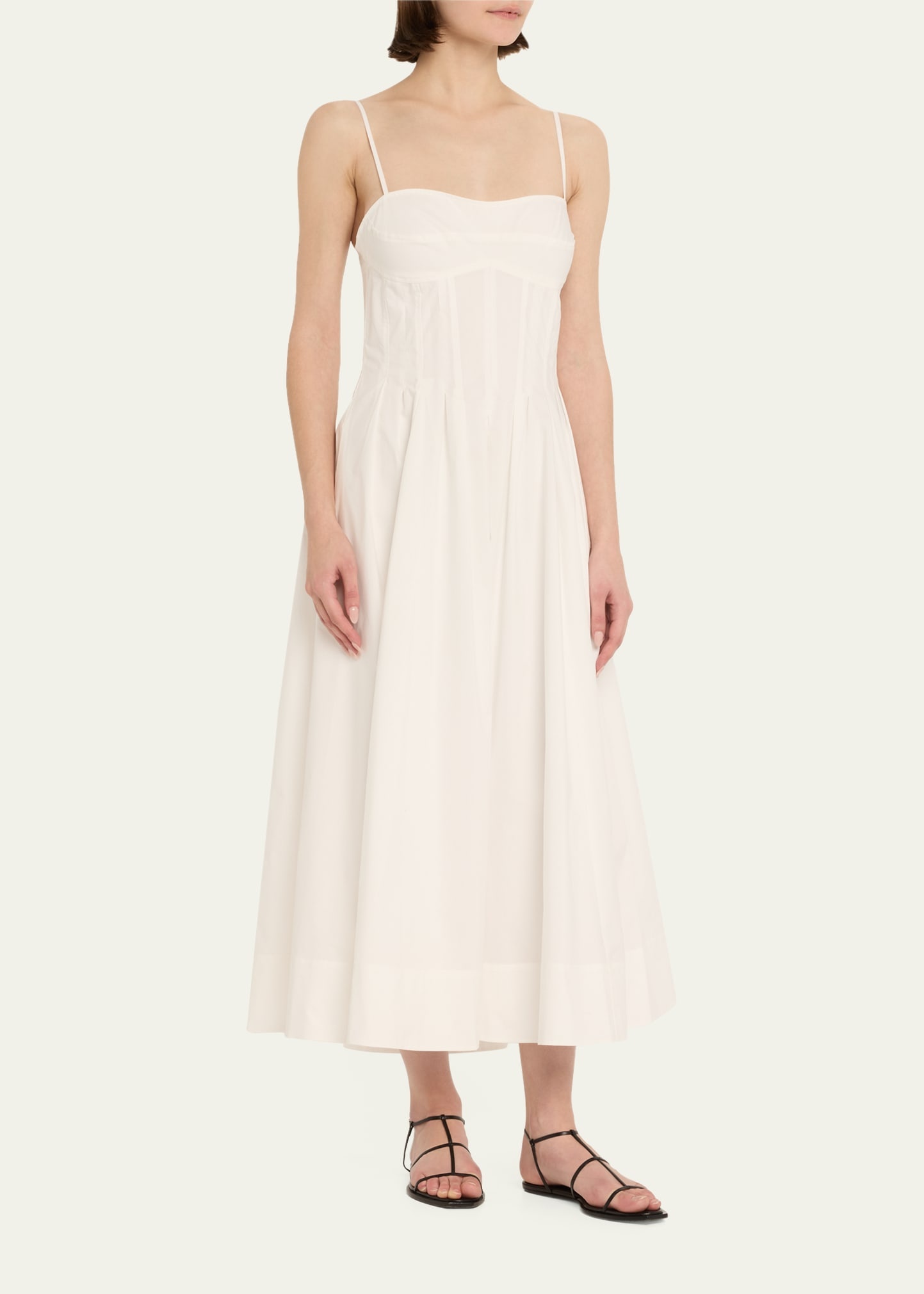 Kittiya Sleeveless A-Line Midi Dress - 3