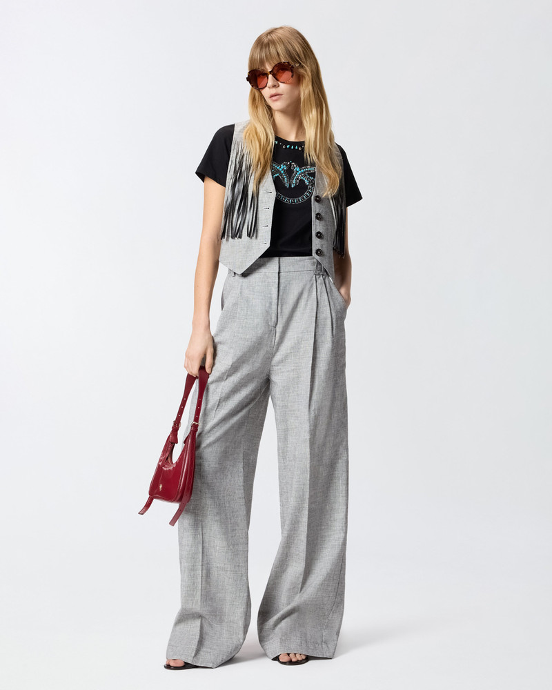 T-SHIRT WITH LOVE BIRDS JEWEL MAXI EMBROIDERY 4