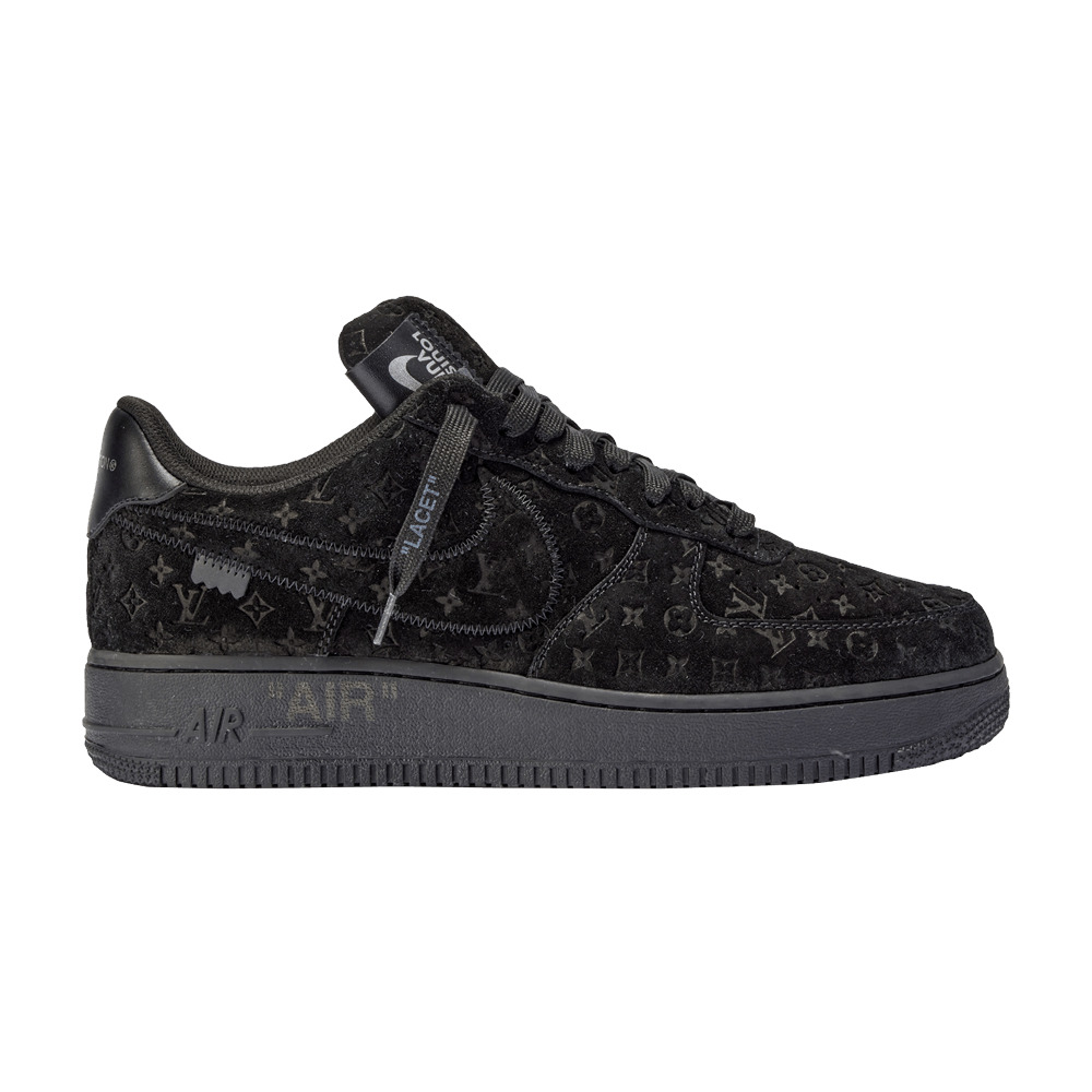 Louis Vuitton x Air Force 1 Low 'Triple Black' - 1