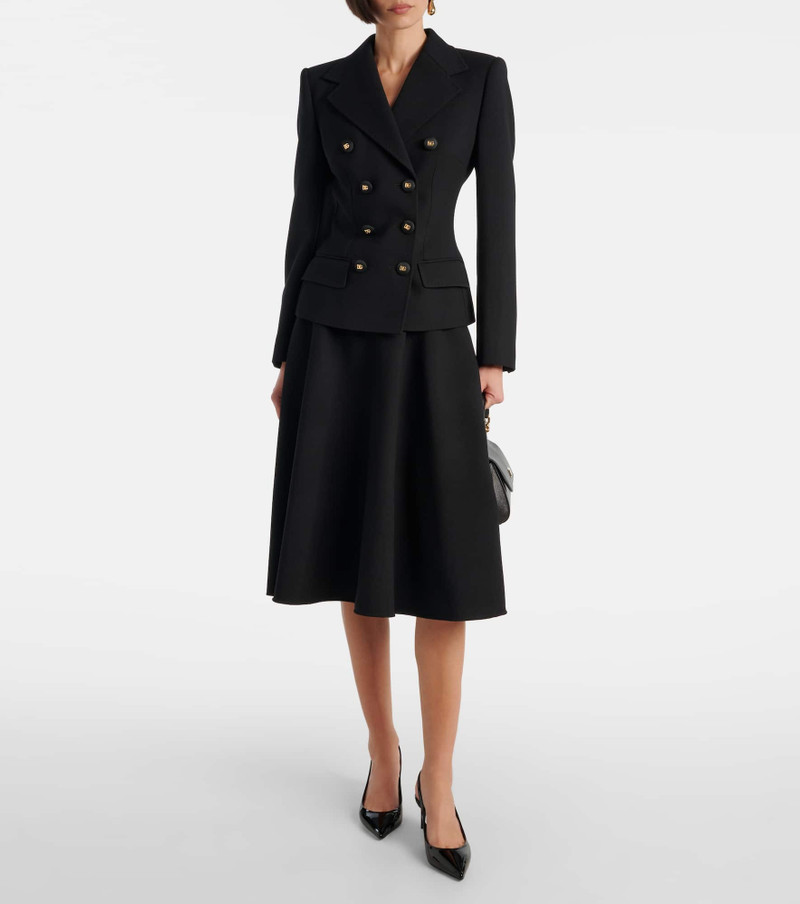 Dolce & Gabbana Virgin wool midi skirt outlook