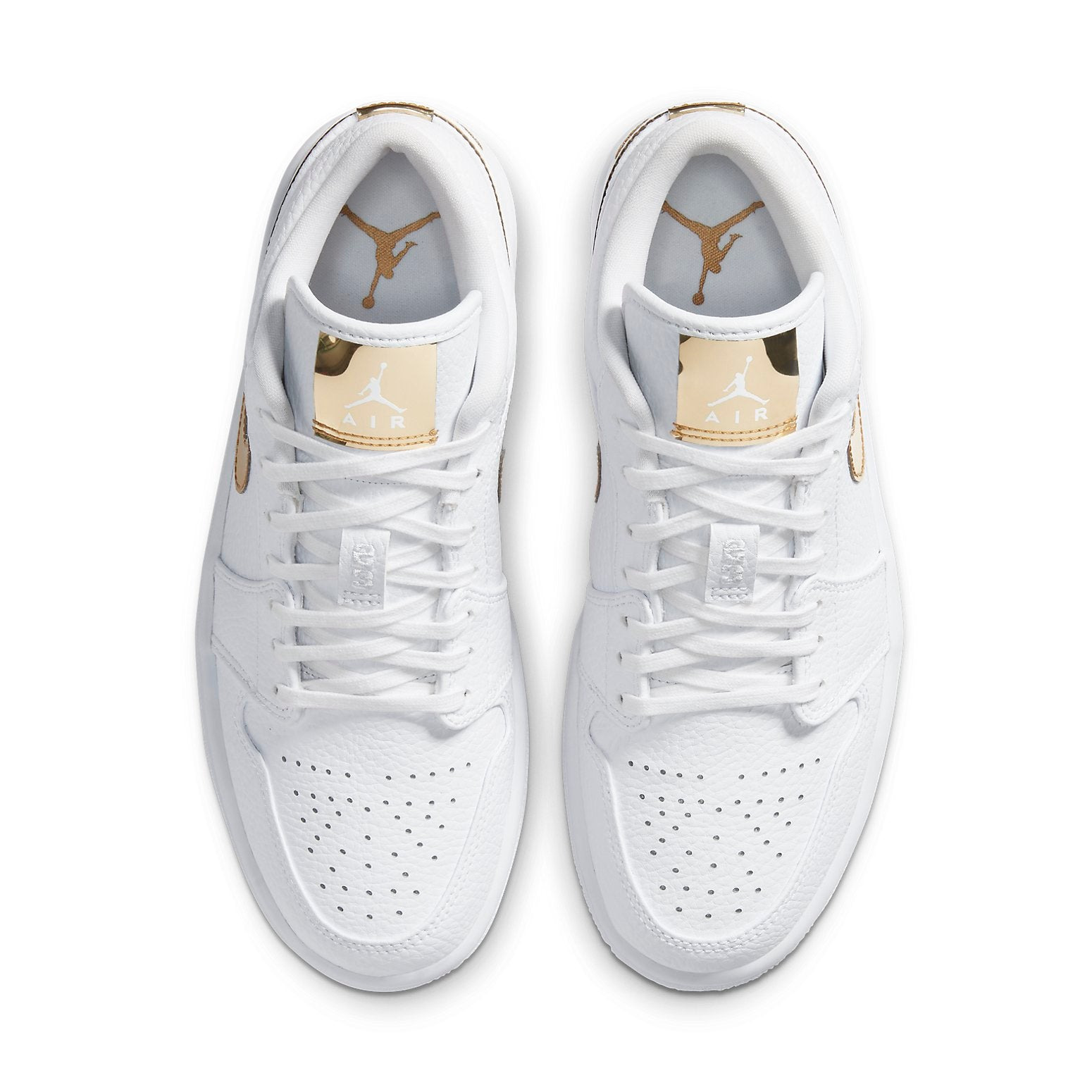 (WMNS) Air Jordan 1 Retro Low 'White Metallic Gold' CZ4776-100 - 4