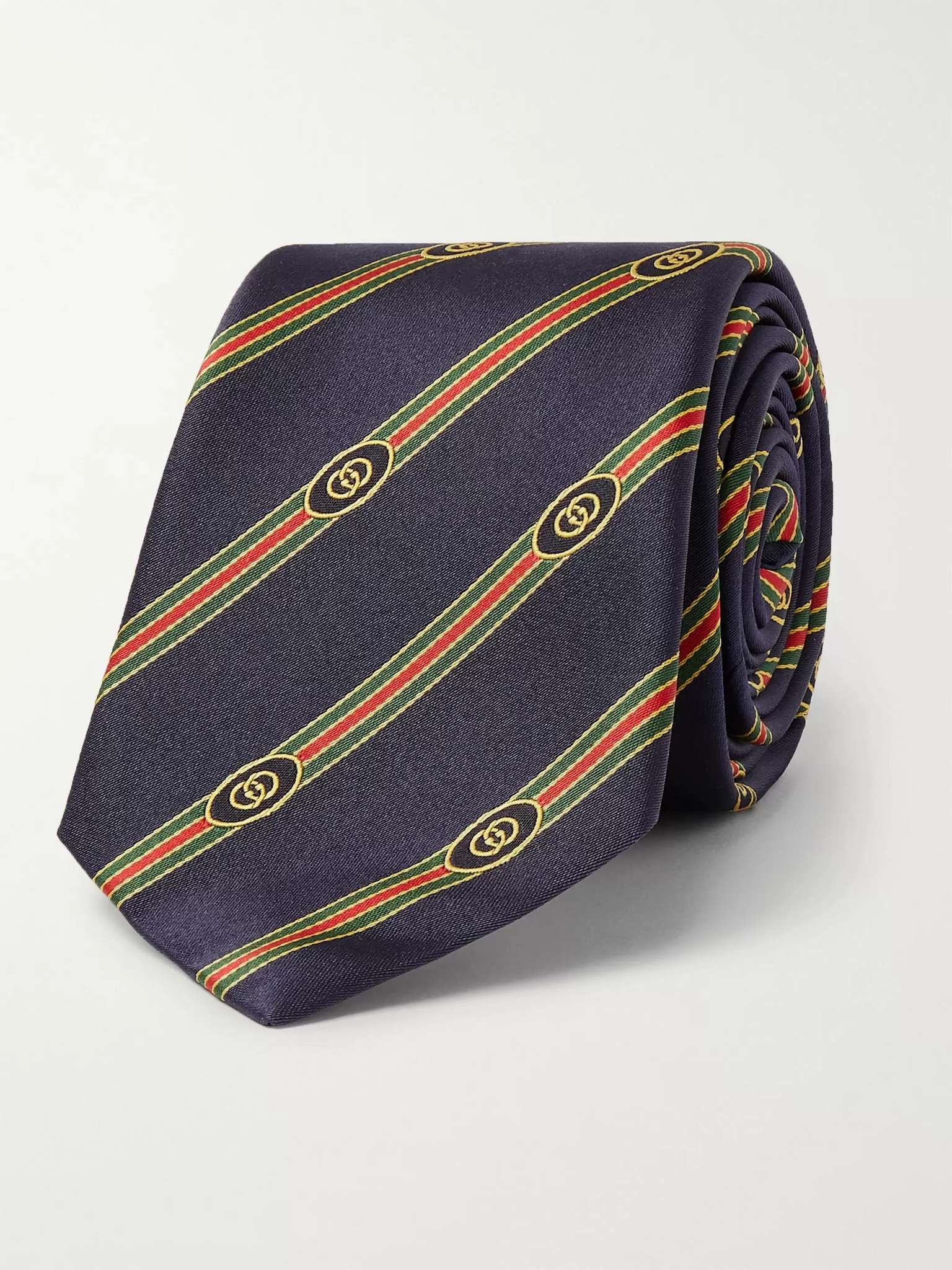 7cm Logo-Jacquard Silk Tie - 4