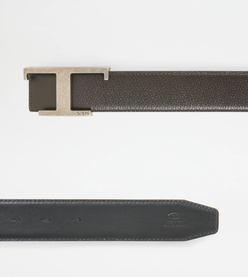Tod's REVERSIBLE LEATHER BELT - BROWN, BLACK outlook