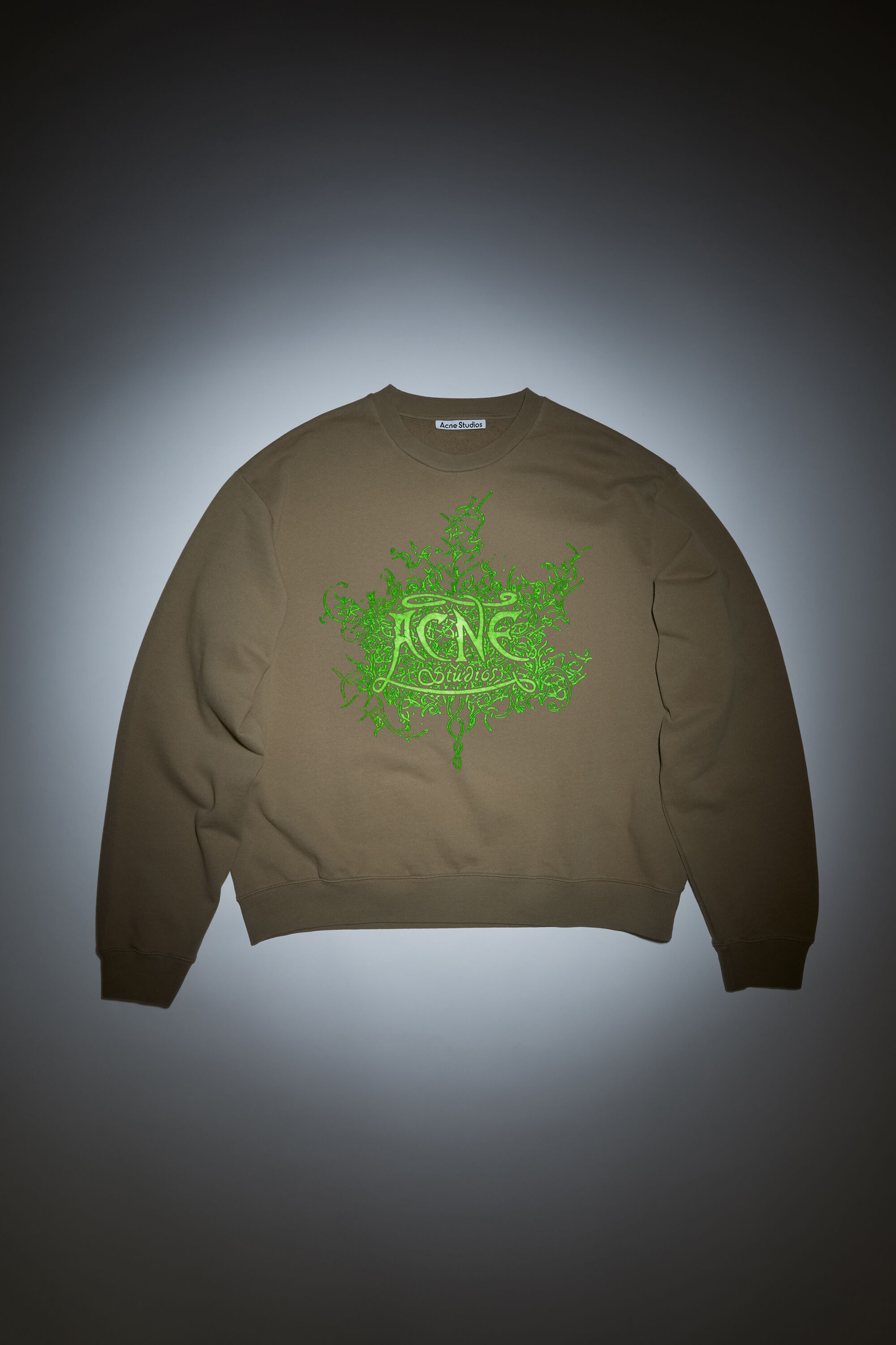 Glow in the dark logo sweater - Dark beige - 6