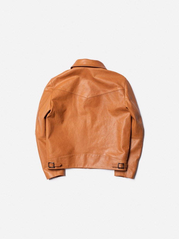 Eddy Nappa Leather Jacket Cognac - 5