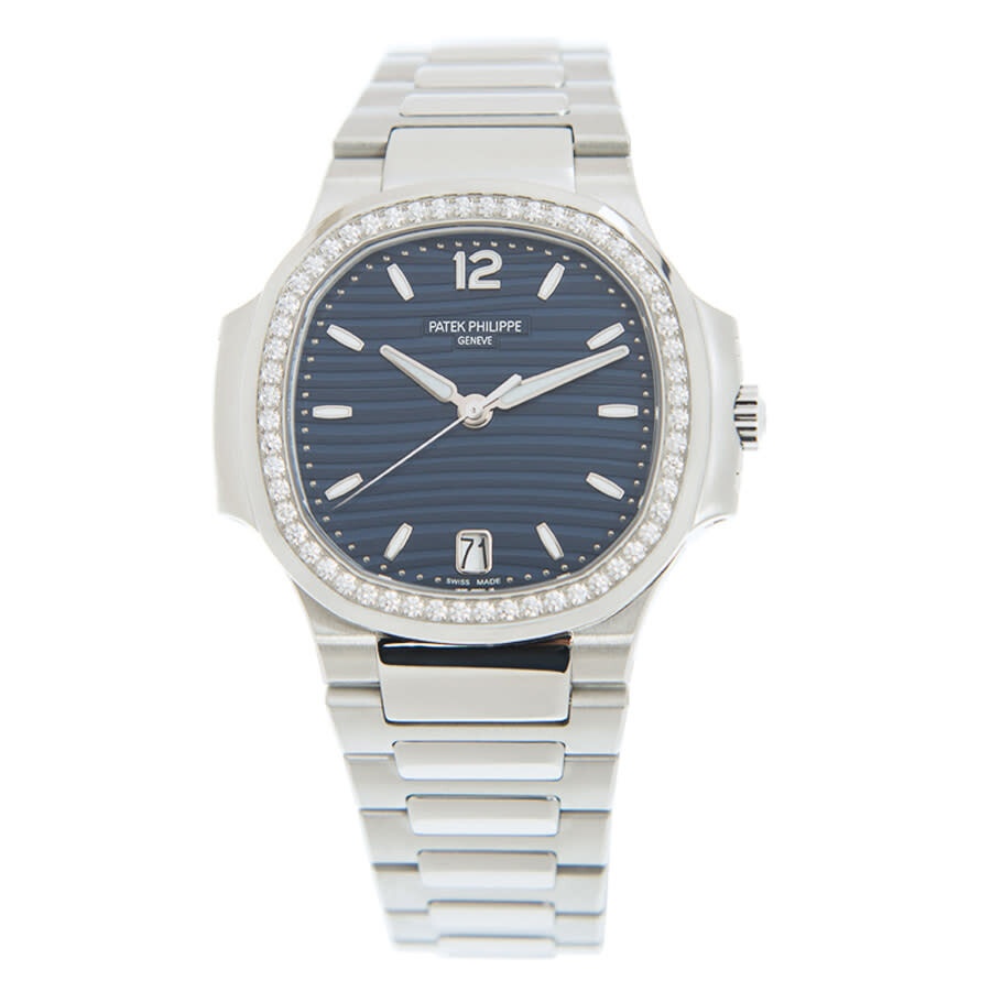 Patek Philippe Nautilus Automatic Blue Opaline Dial Diamond Ladies Watch 7118-1200A-001 - 3