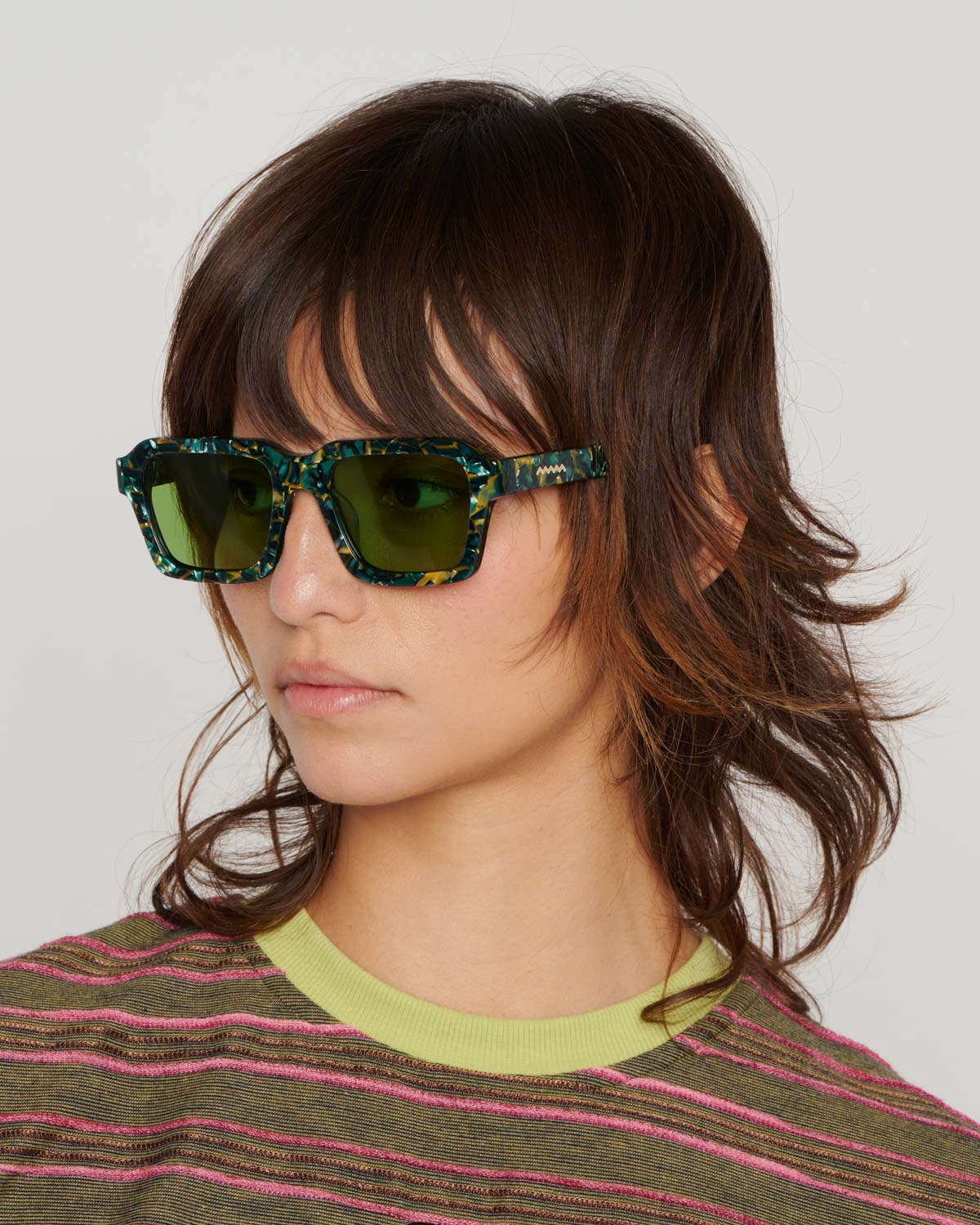 Staunton Post Modern Primitive Eye Protection - Green Granite/Green - 2