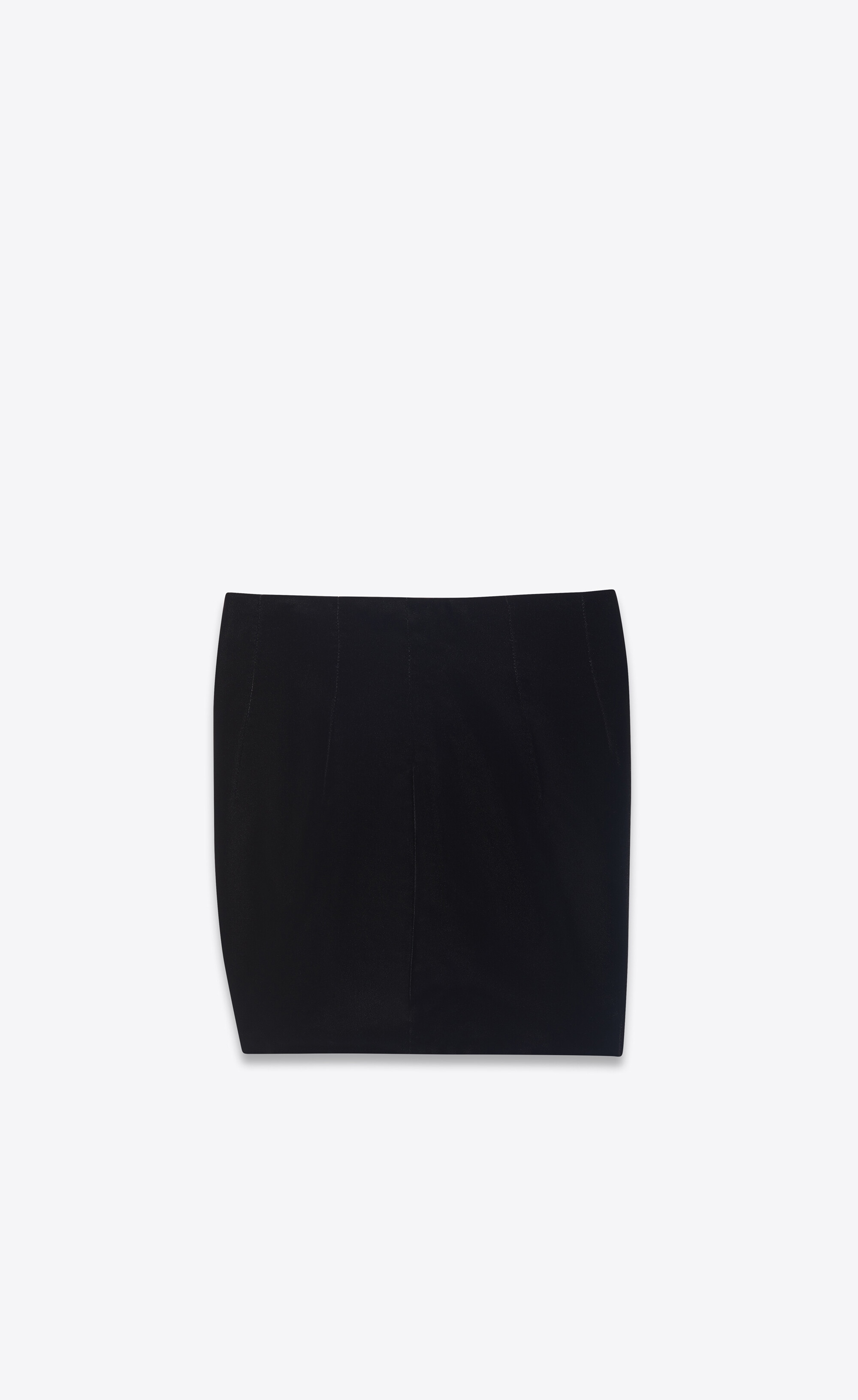 velvet mini shorts - 2