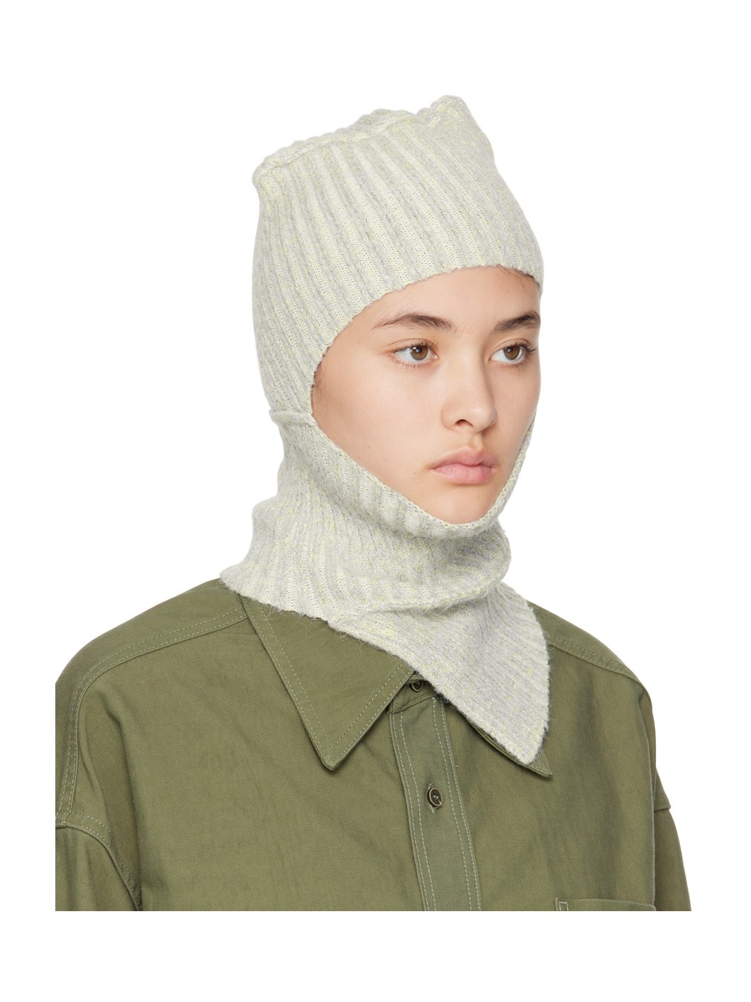 Gray Rolling Balaclava - 2