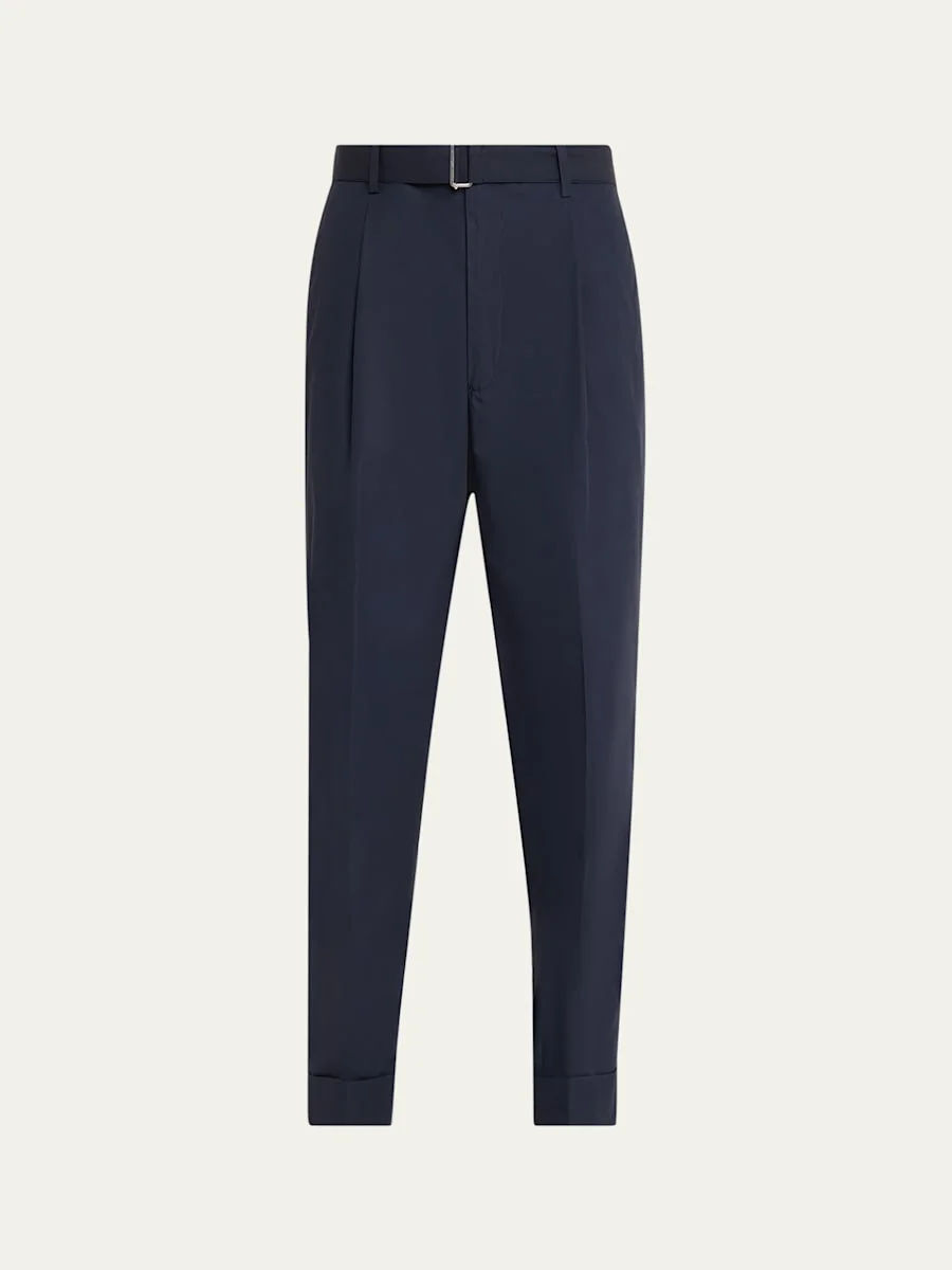 Hugo Cotton Poplin Tailored Pants - 1