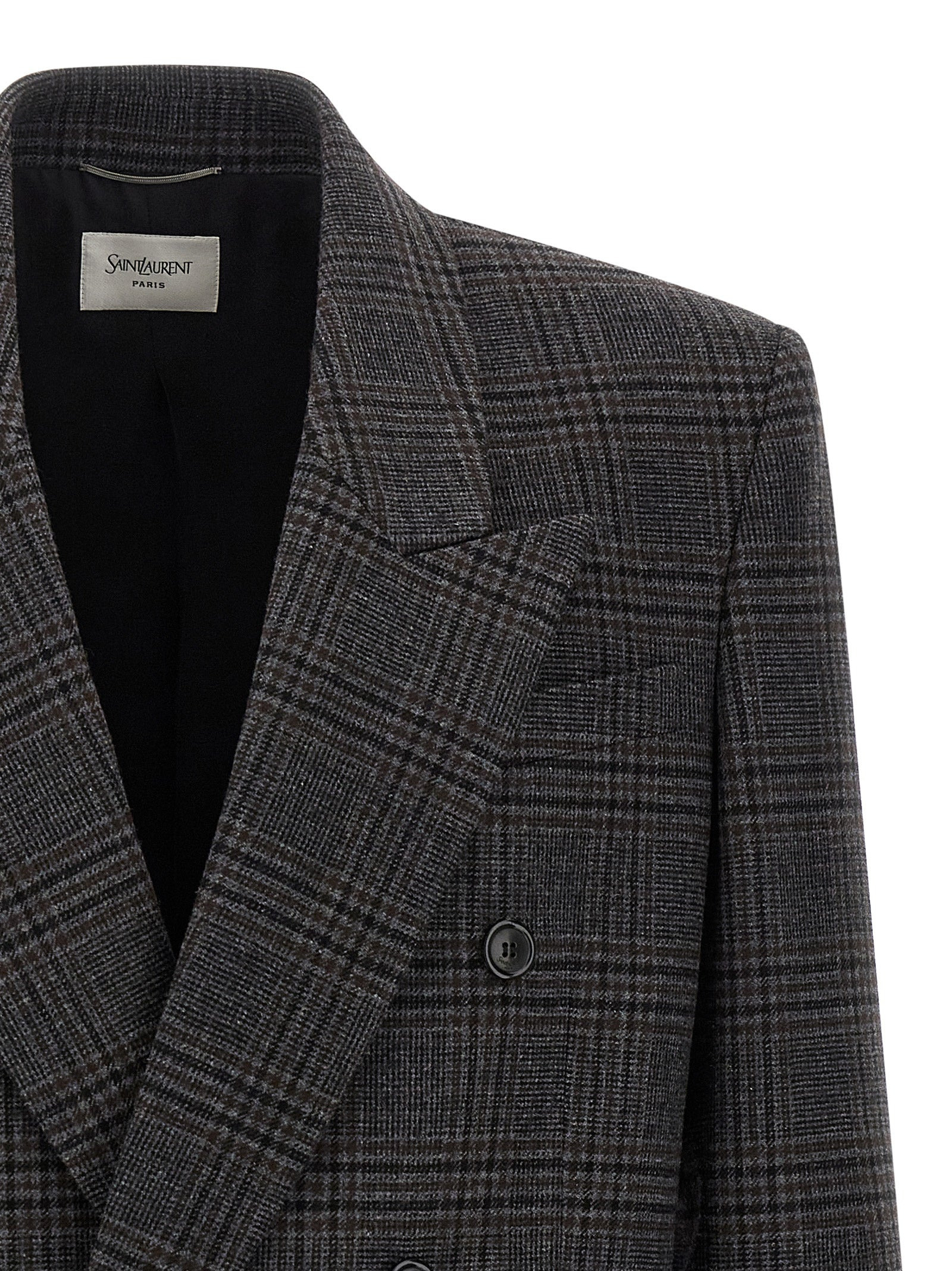 Double-Breasted Blazer Brown - 3
