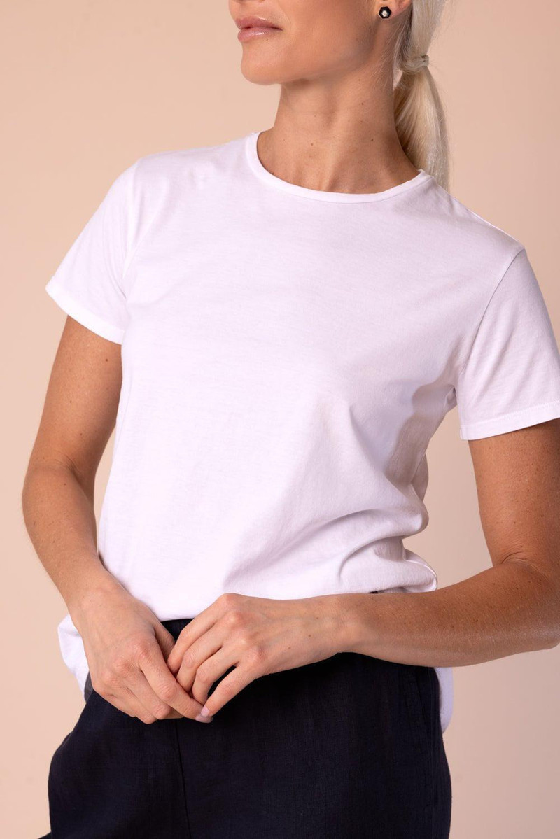 Aspesi Crew Neck Tee - White outlook