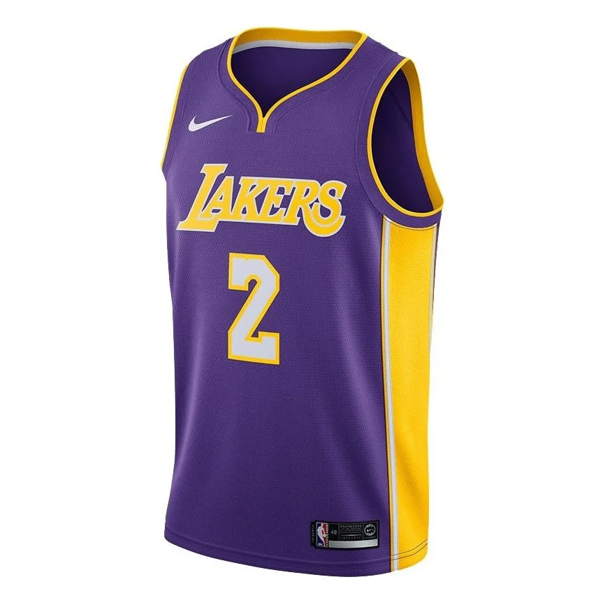 Nike NBA Los Angeles Lakers ( SW ) 17-18 Season Lonzo Ball limited Jersey Purple 864483-506 - 1
