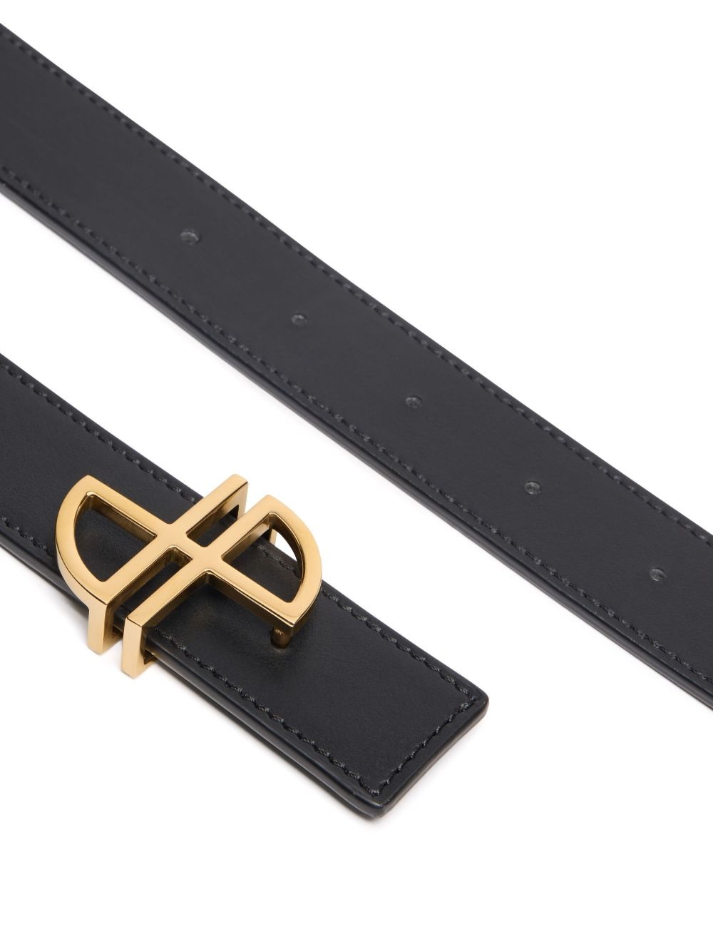 JP-monogram leather belt - 2