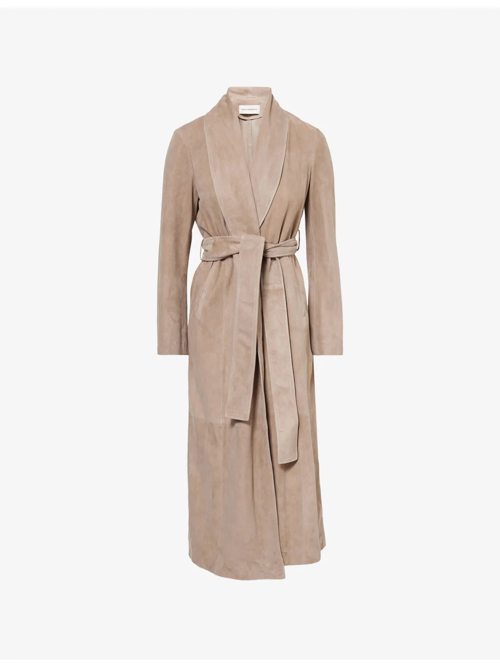 Gallery Belted Suede Coat - 1