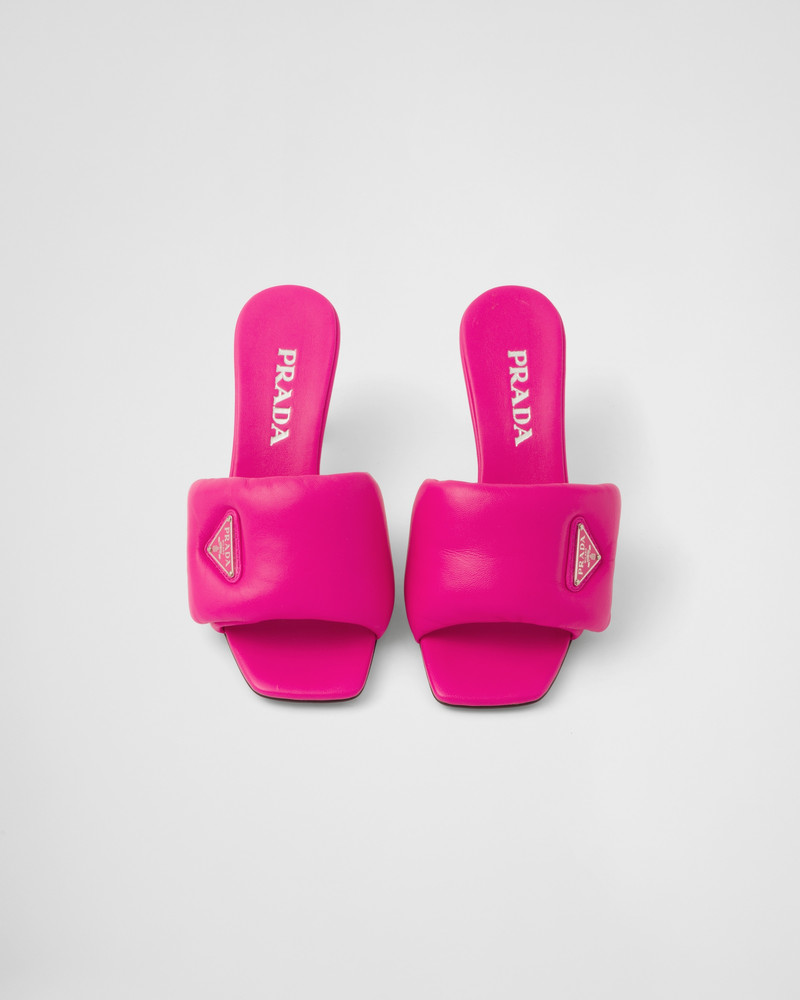 Soft padded nappa sandals 4