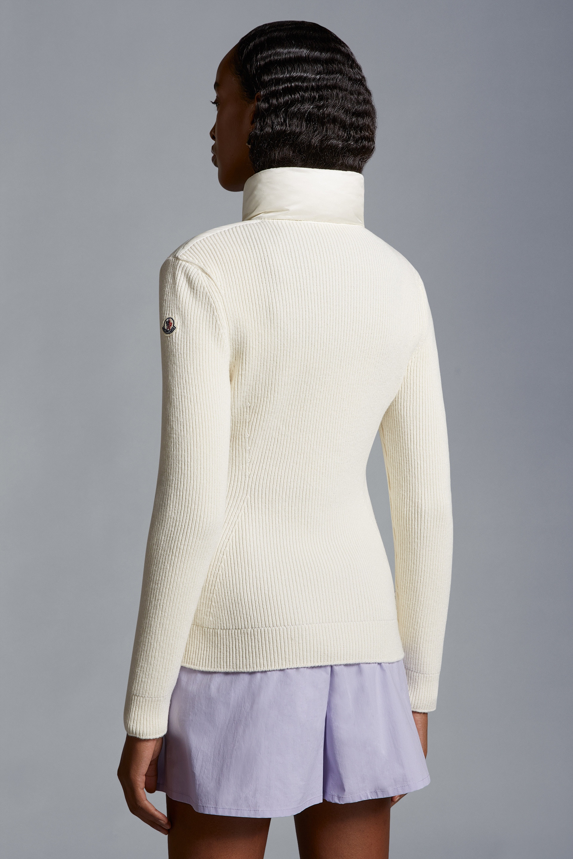 Padded Wool Cardigan - 5