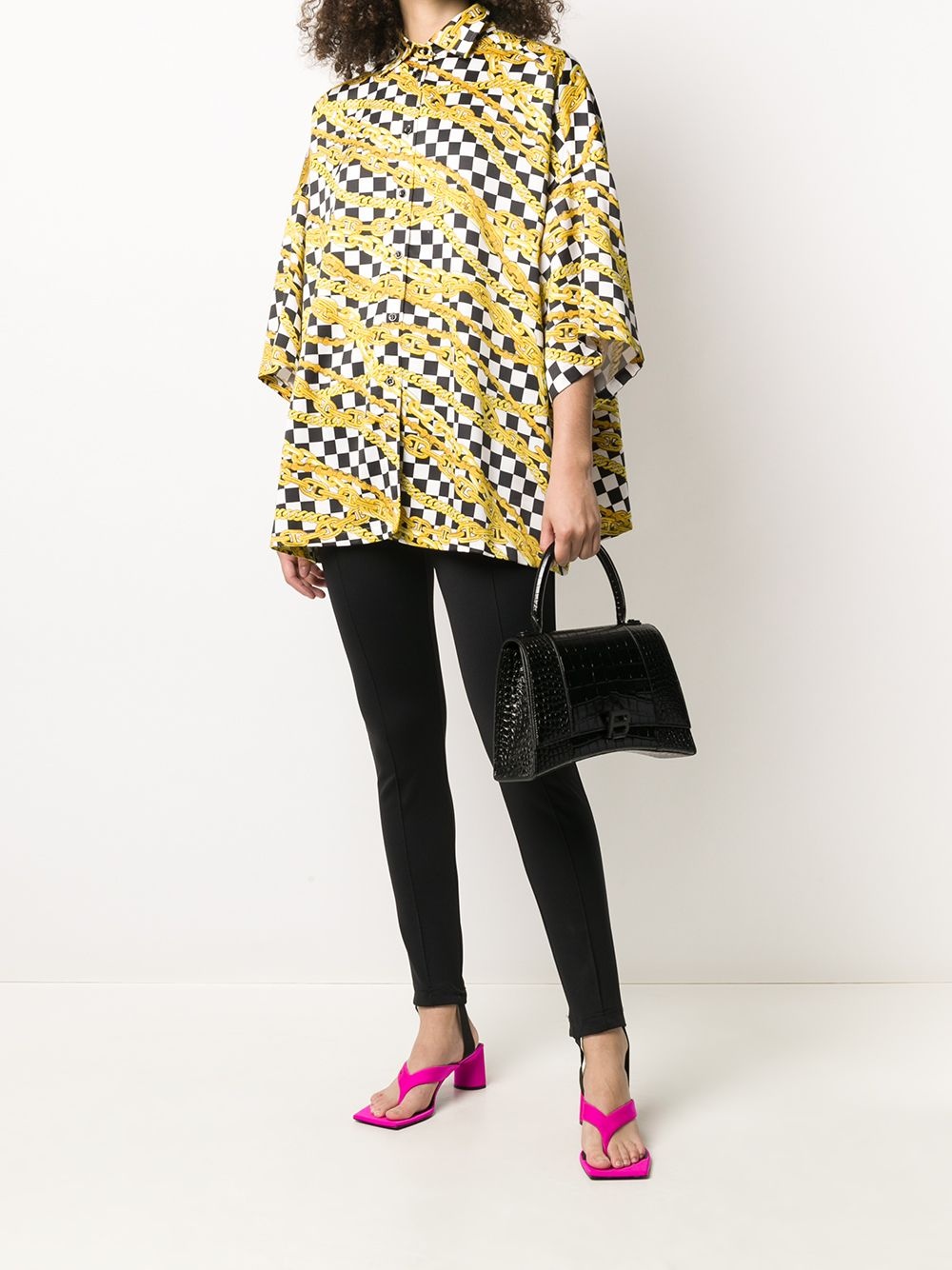 croc embossed effect tote bag - 2