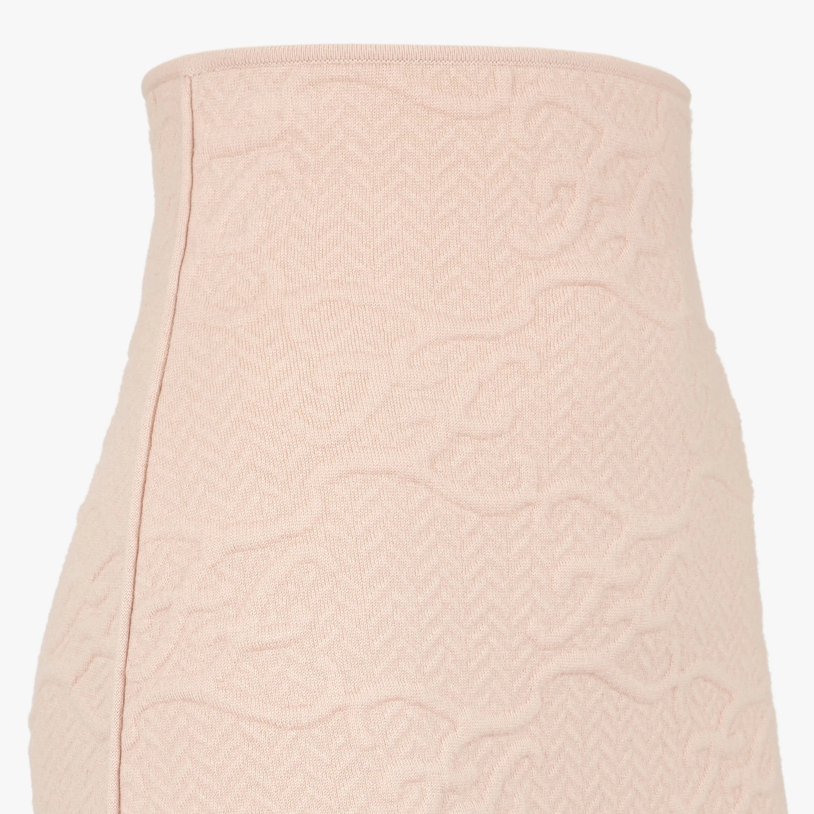 Pink wool and cashmere skirt - 3