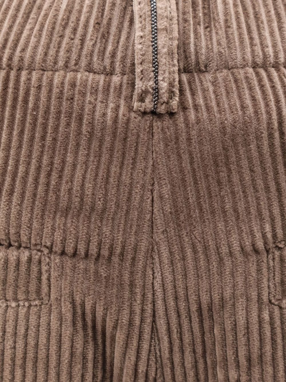 pleated corduroy shorts - 3