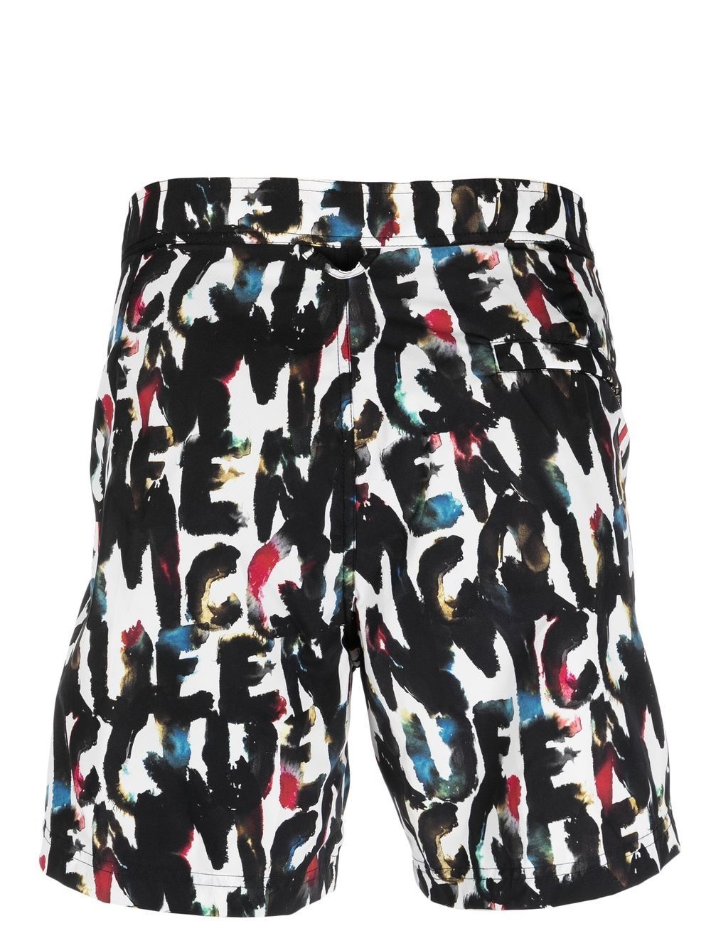 Graffiti-print swim shorts - 2