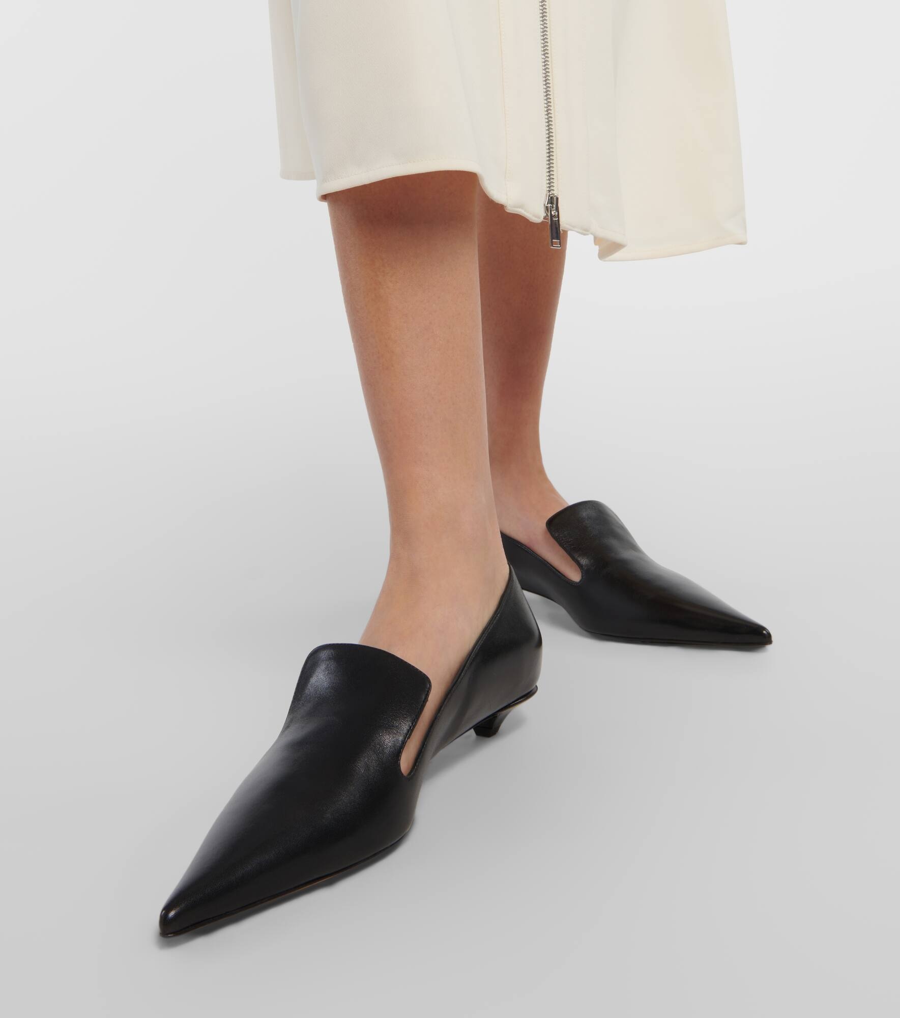 Point 25 leather pumps - 4