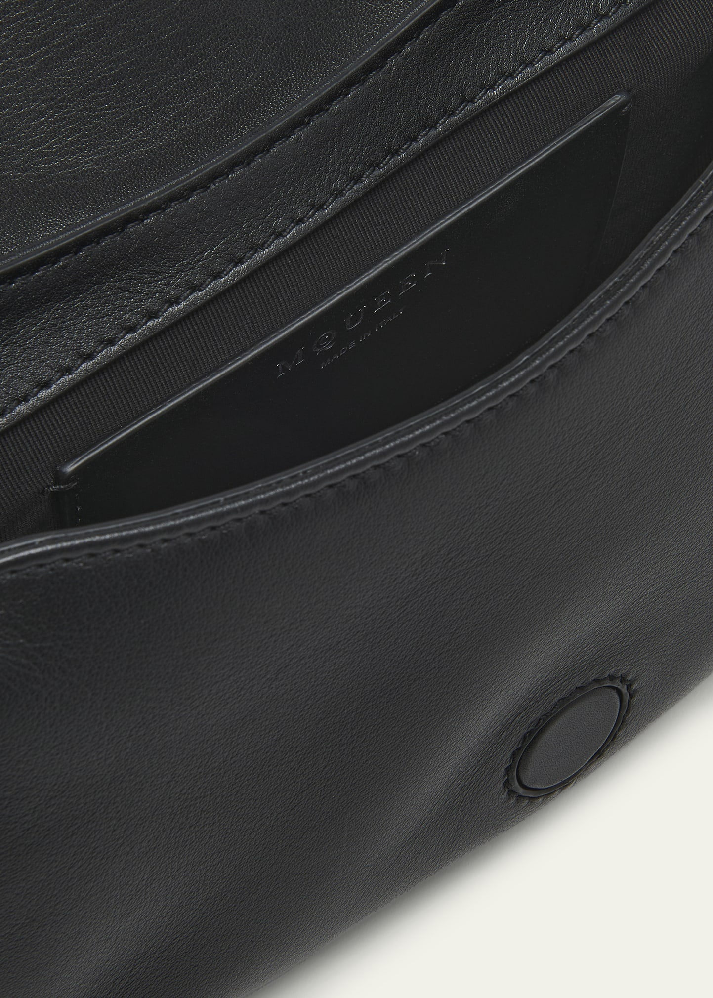 Mini T Bar Leather Saddle Crossbody Bag - 4