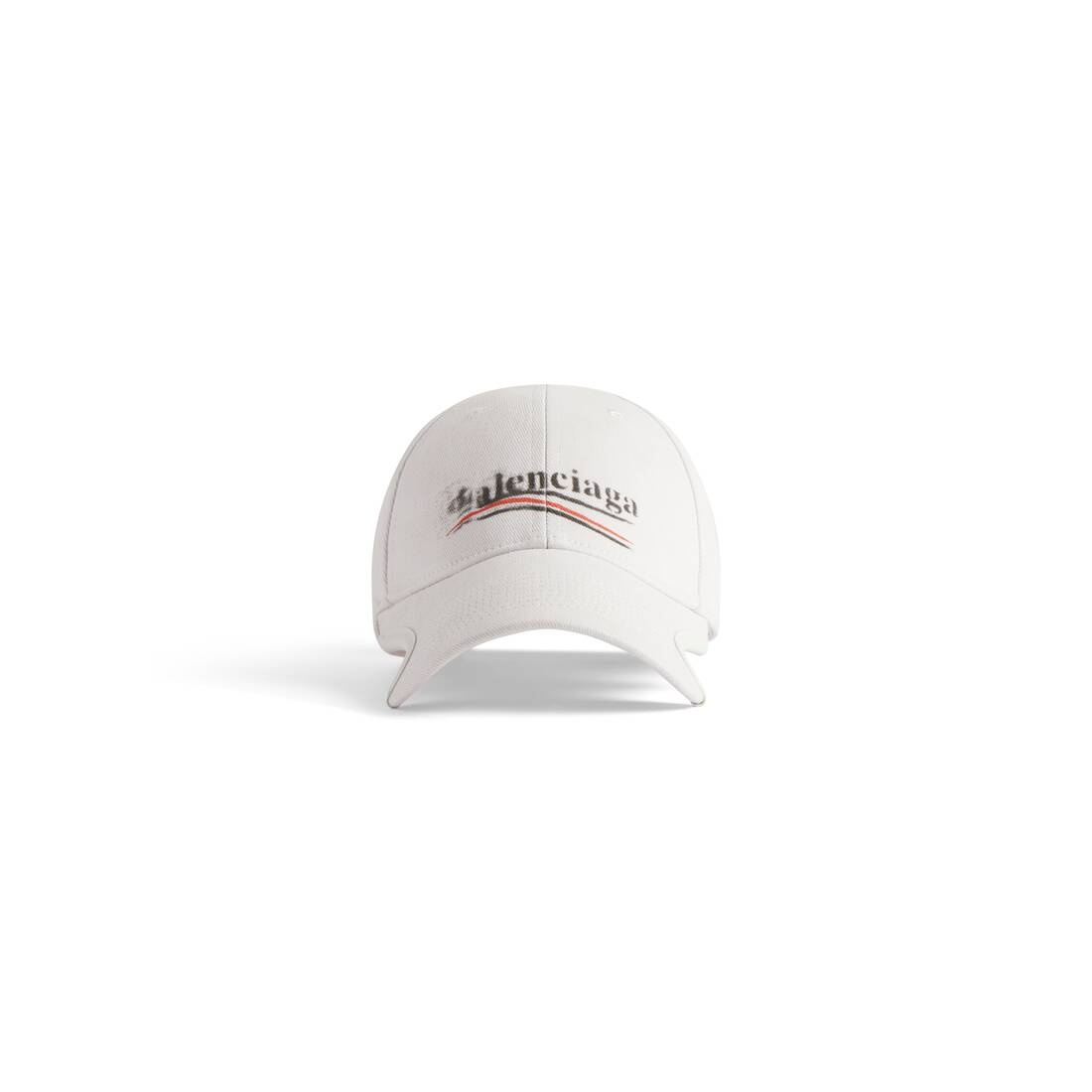 Political Stencil Cap in Off White/black - 1