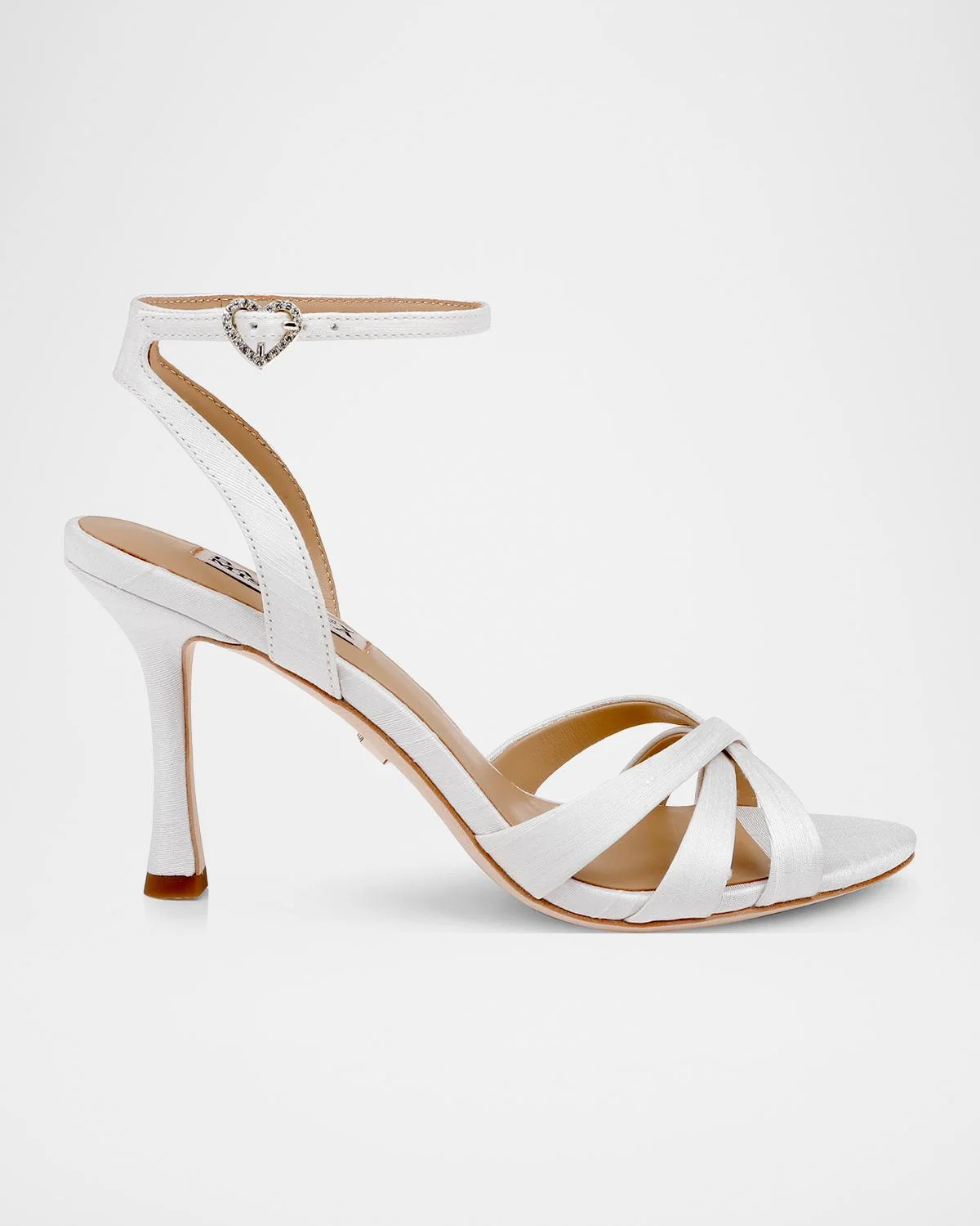 75mm Xeilani Leather Ankle-Strap Sandals - 1