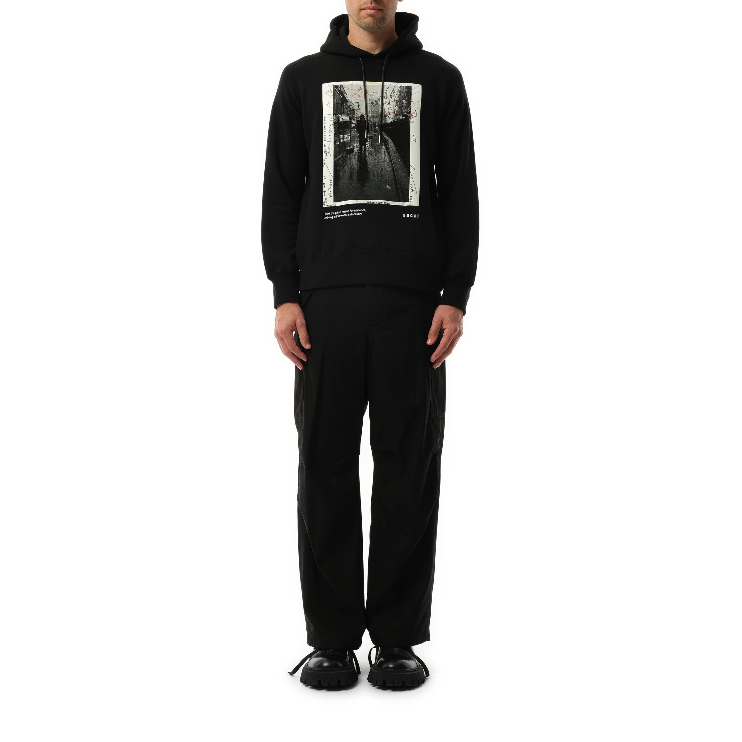 James Dean Photo Hoodie in Black - 4