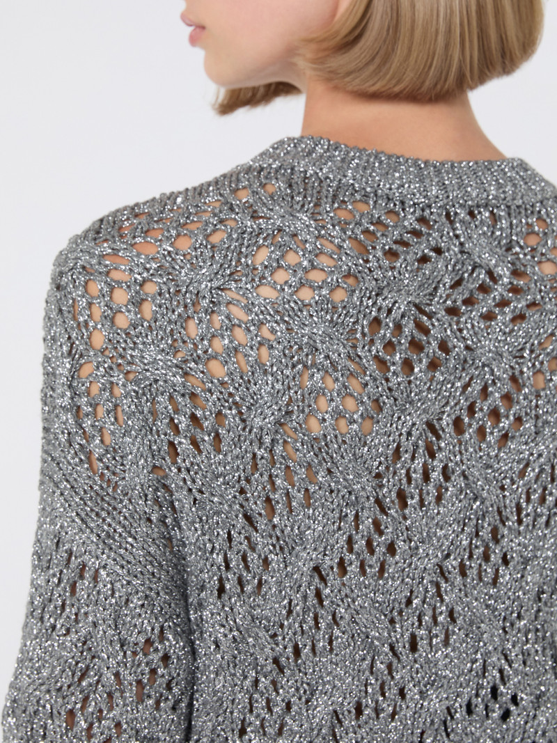 PILADE Diamond-patterned cordonnet sweater 5