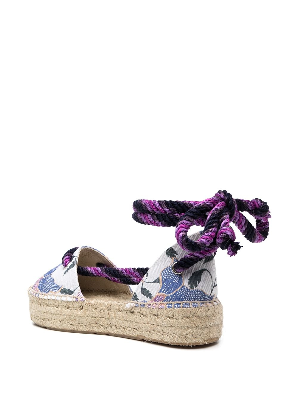 floral-print espadrilles - 3