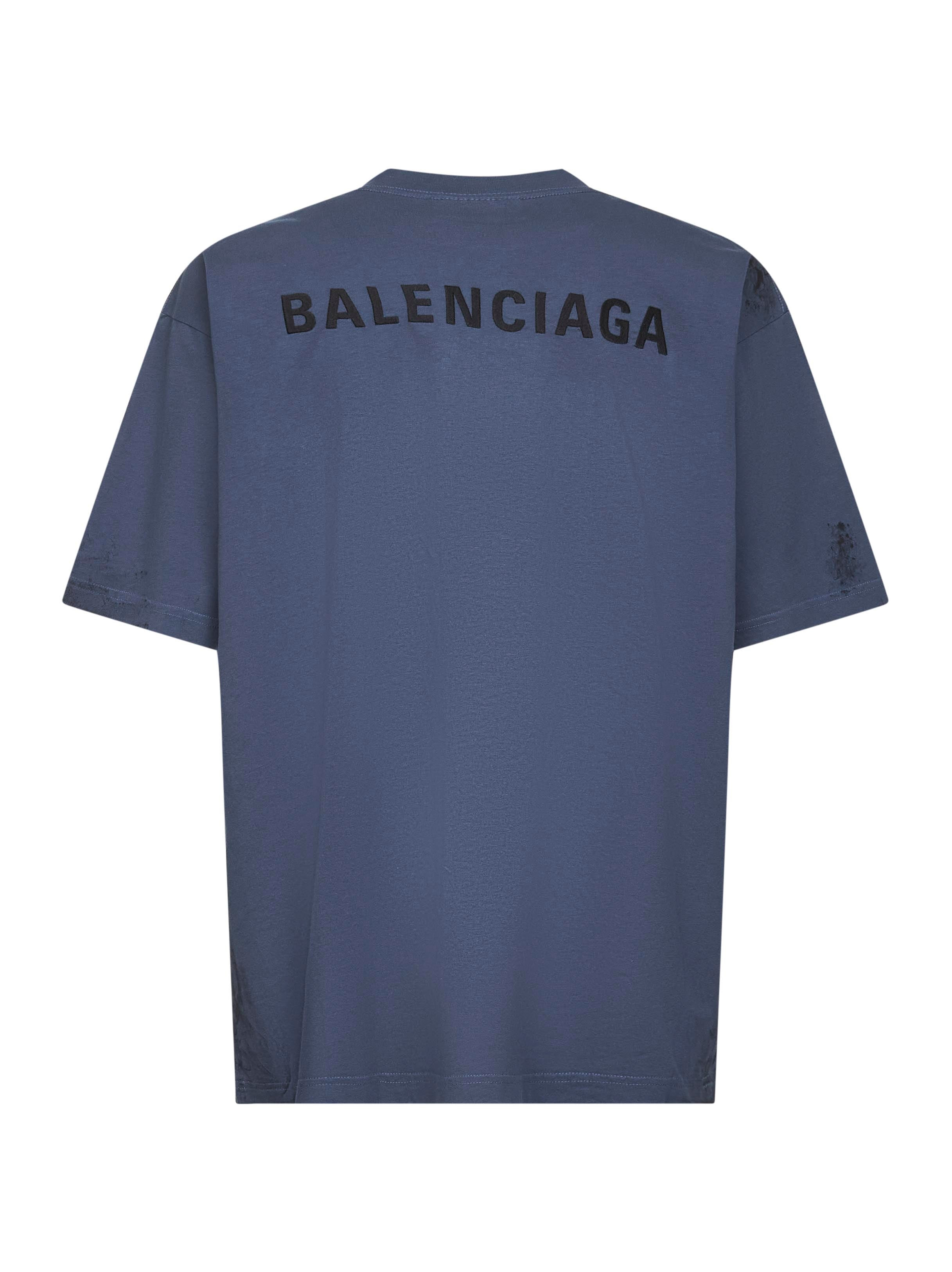 Balenciaga Men Balenciaga Back Medium Fit T-Shirt - 2