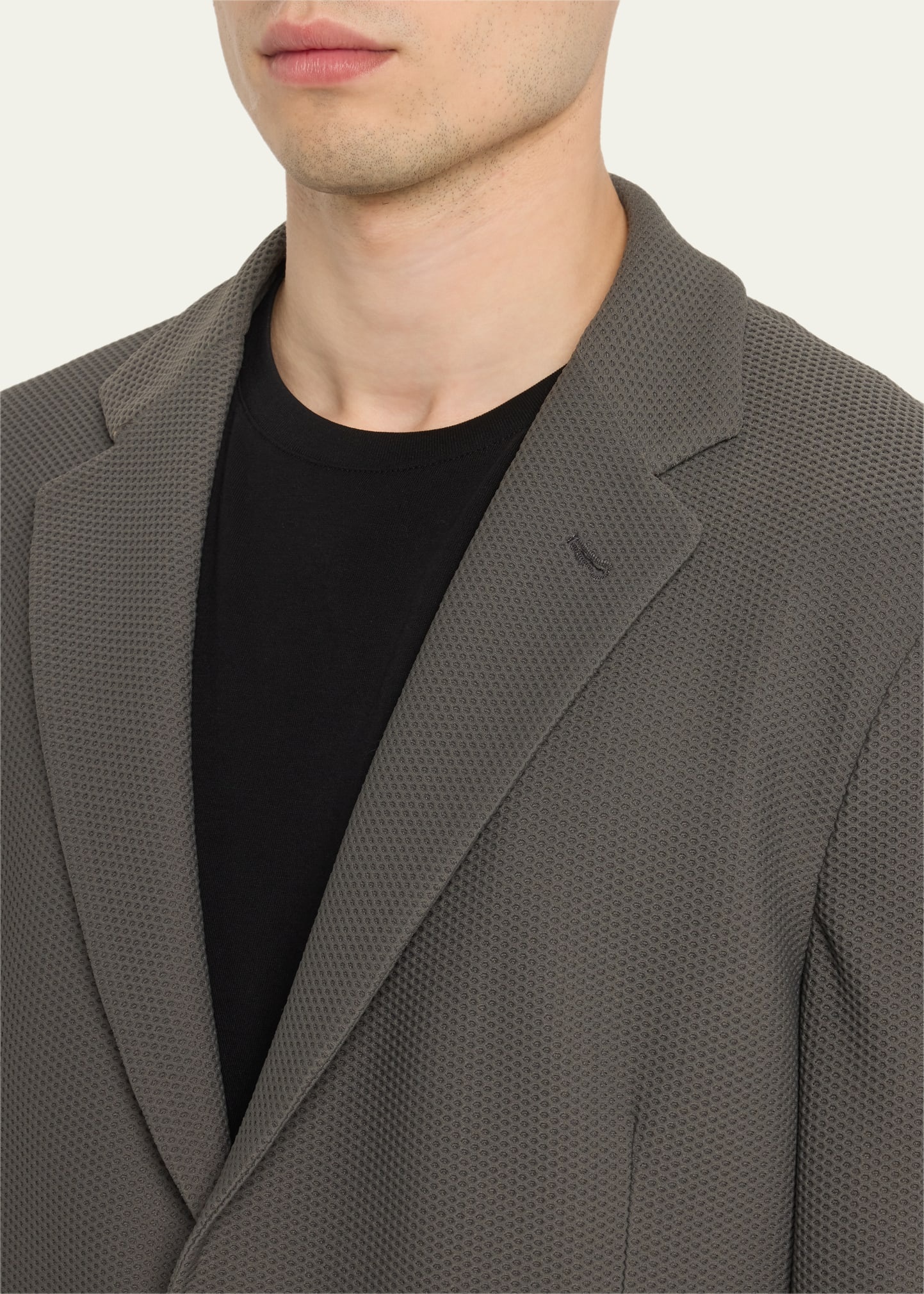 Men's Textured Two-Button Sport Coat - 5