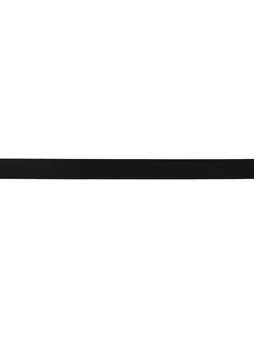 Black Leather Boyfriend Belt - 2