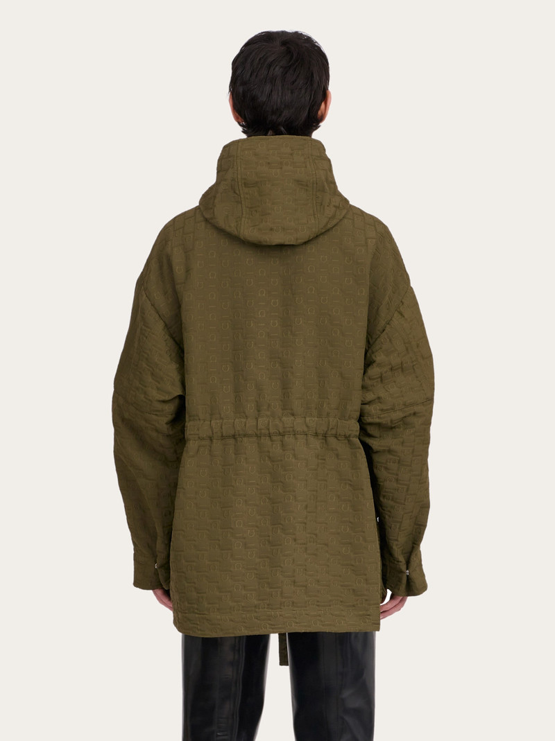 Ferragamo Monogram parka 3