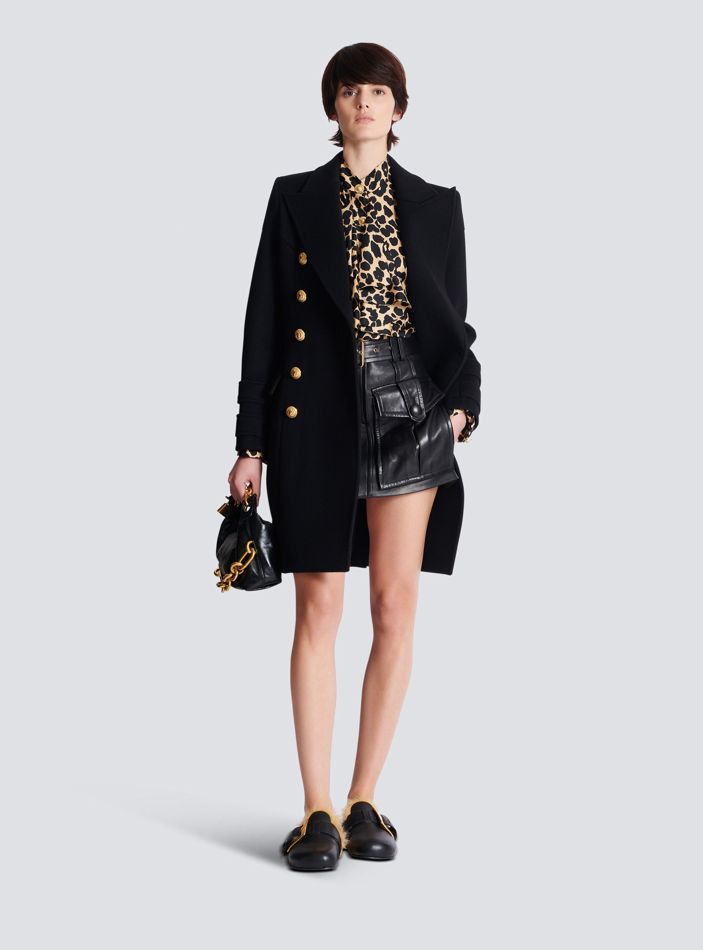Leopard print ruffled shirt - 2