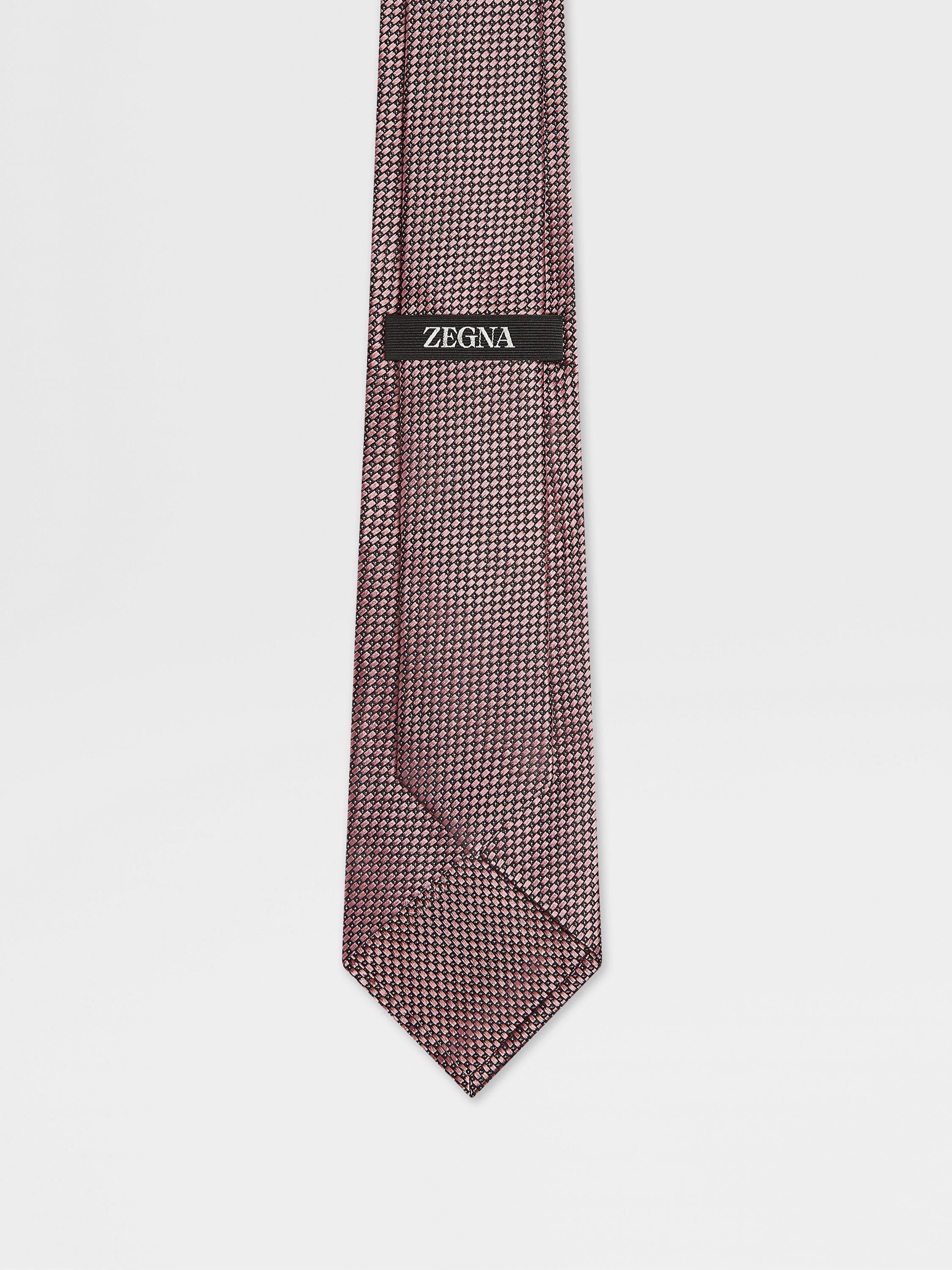 LIGHT PINK SILK TIE - 3