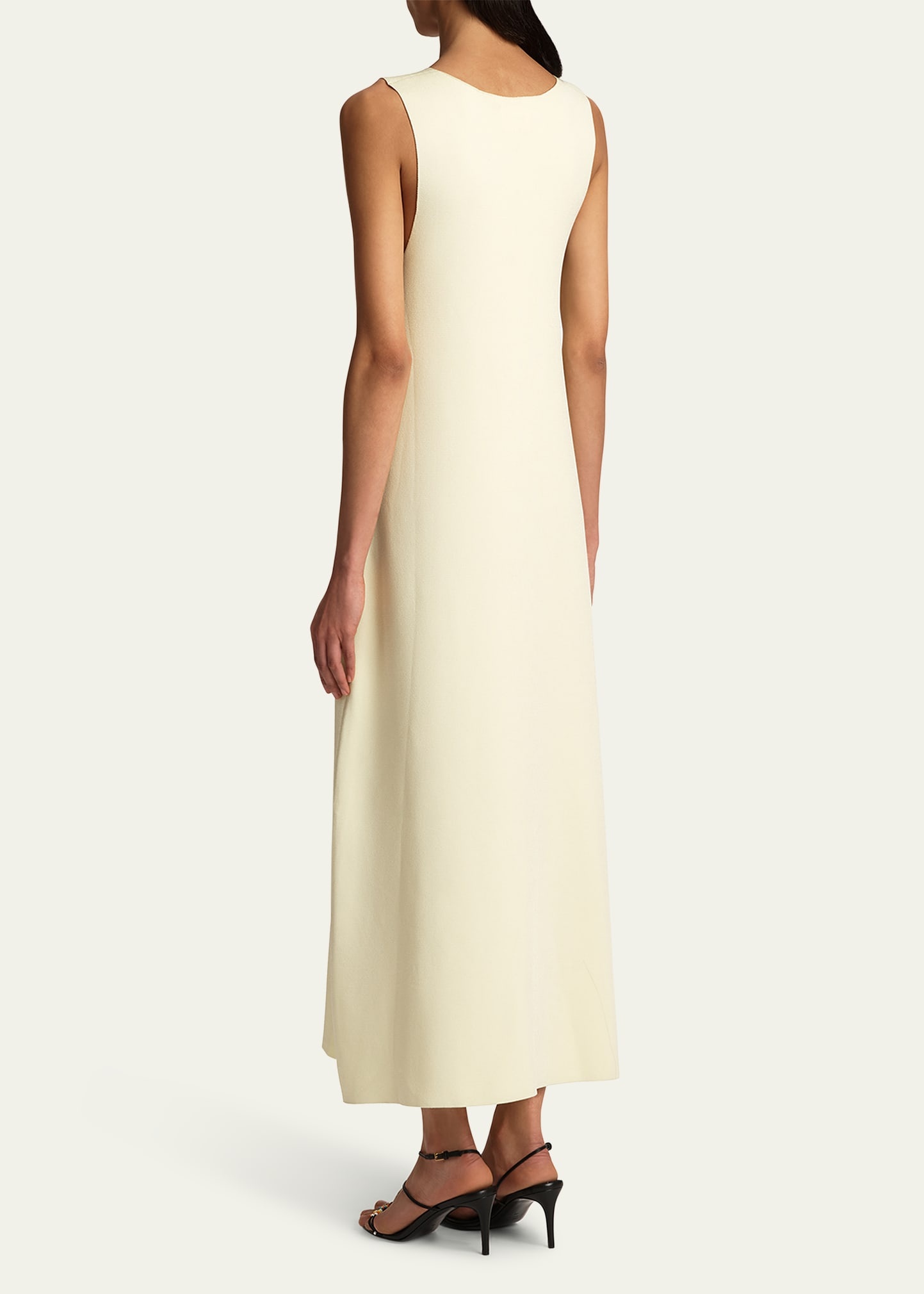 Keran Long V-Neck Dress - 3