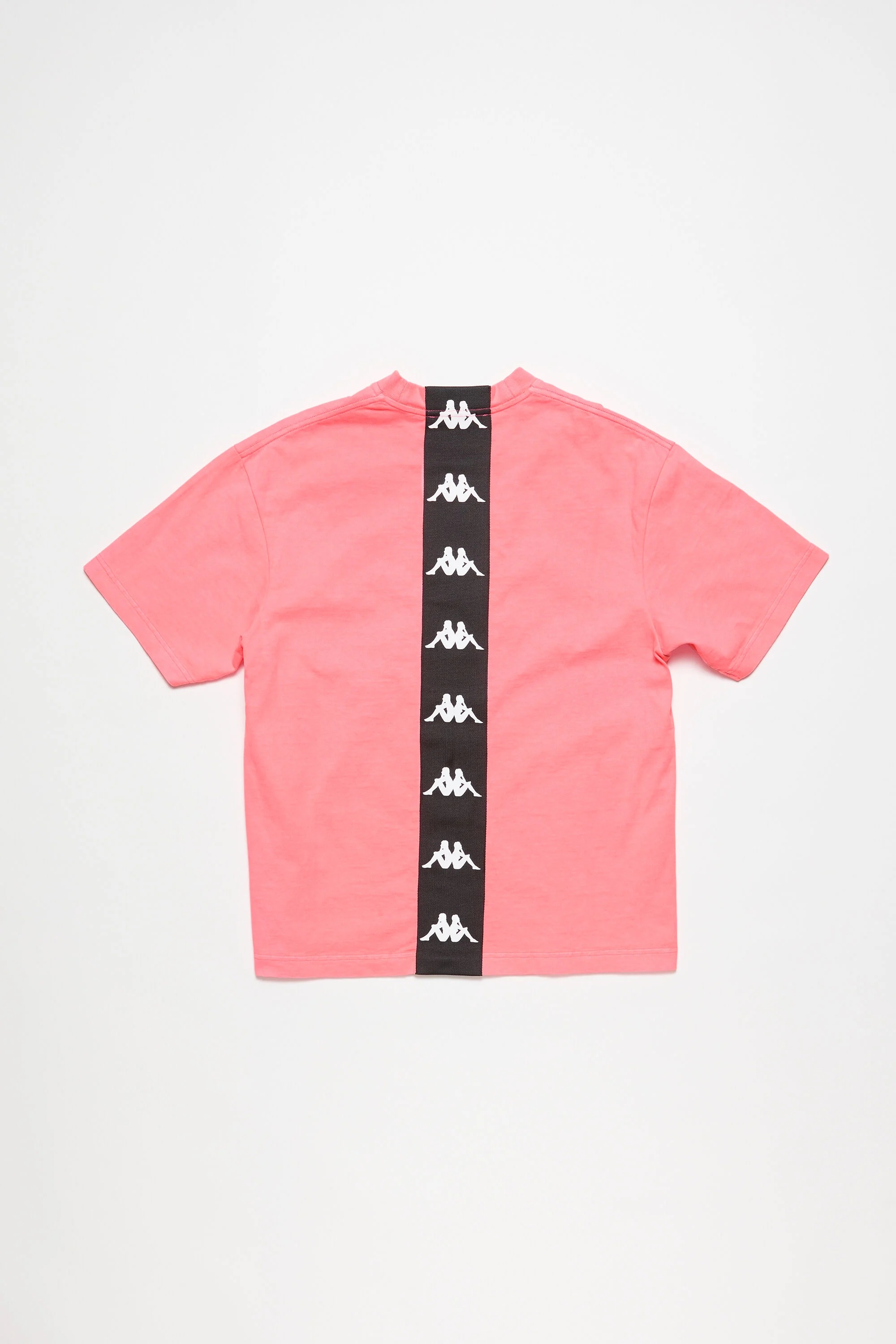 Short sleeve logo t-shirt - Acne Studios x Kappa - Neon Pink - 6